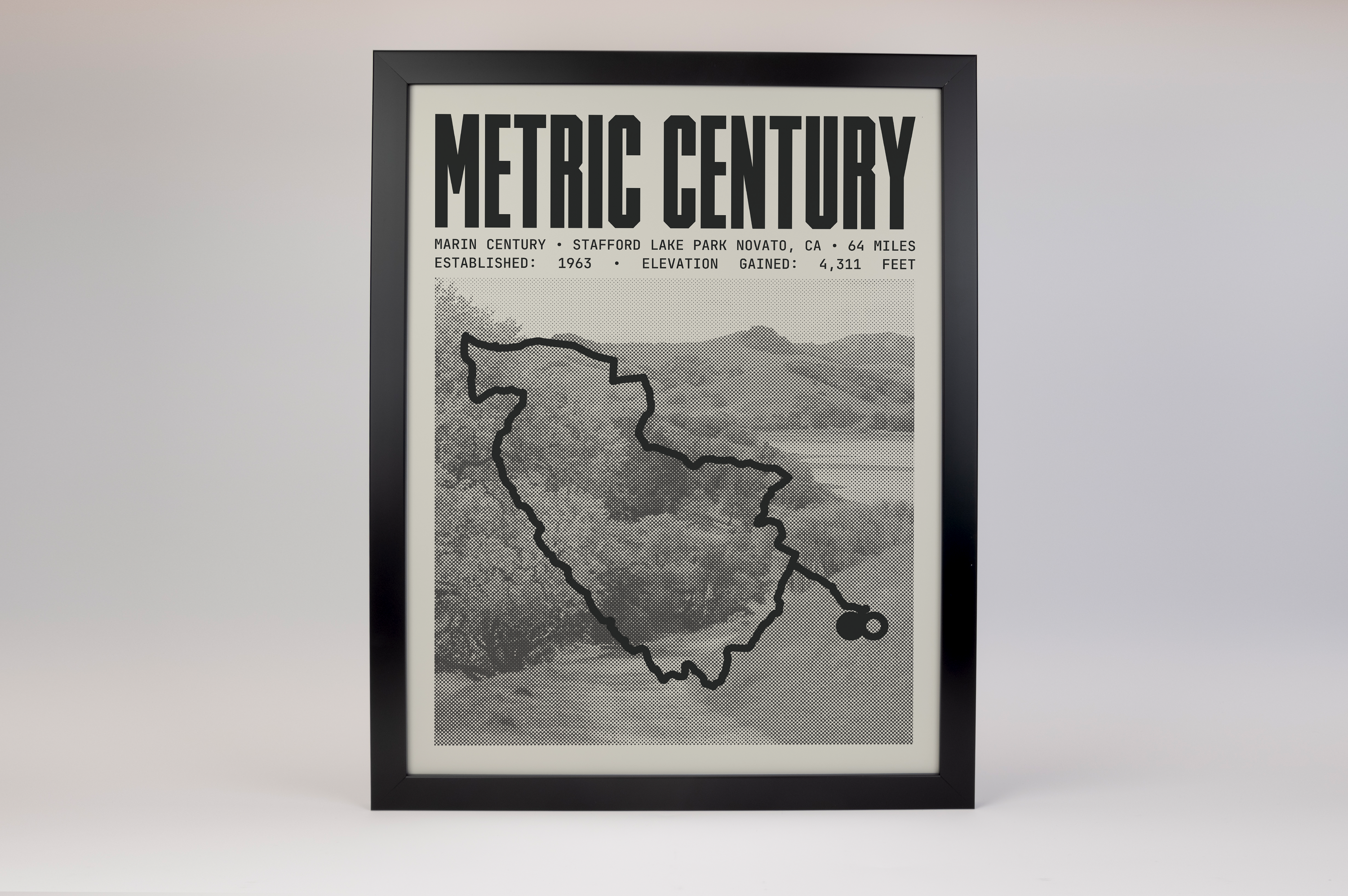 Marin Century - Metric Century Poster