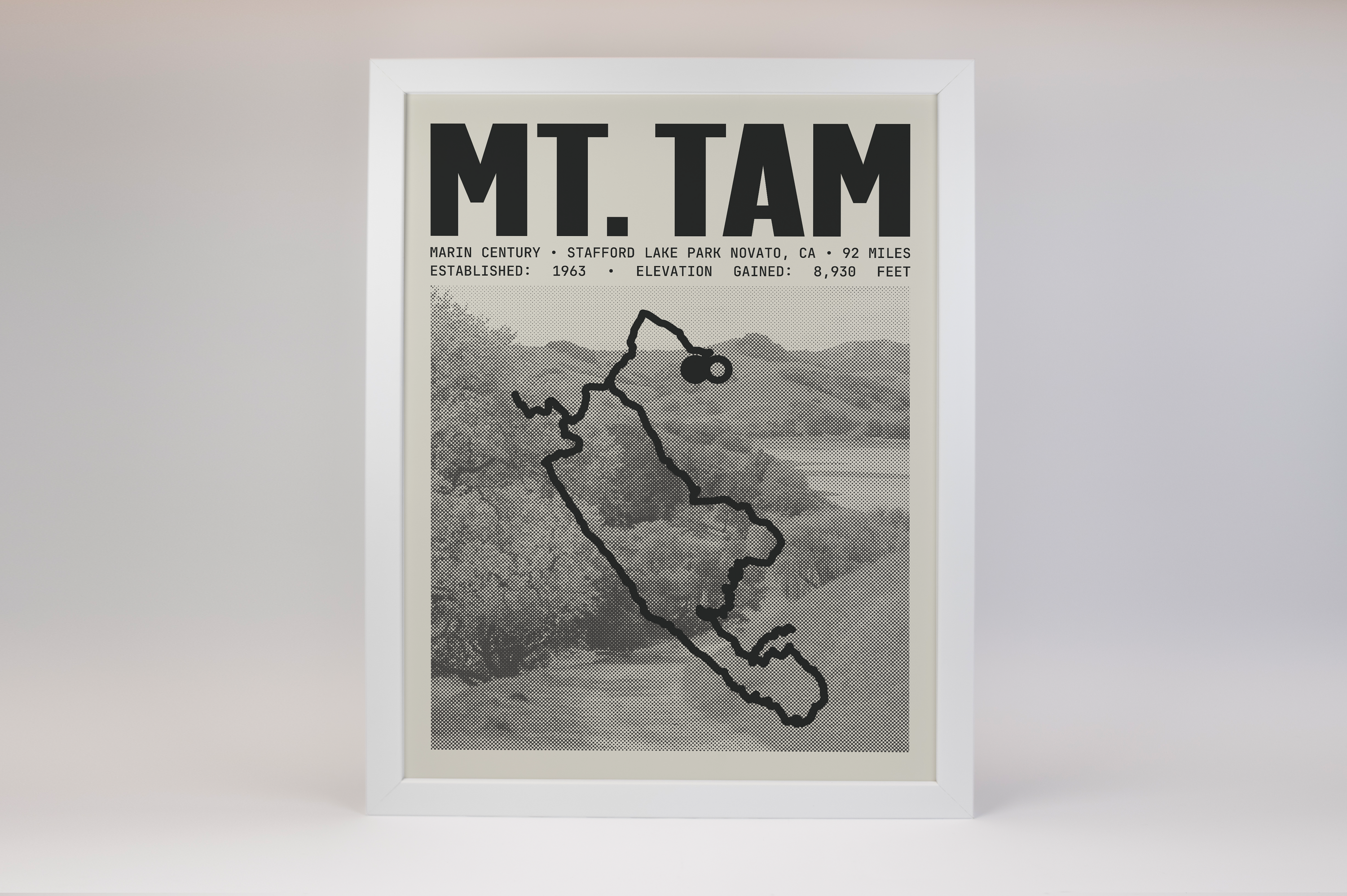 Marin Century - Mt. Tam Poster