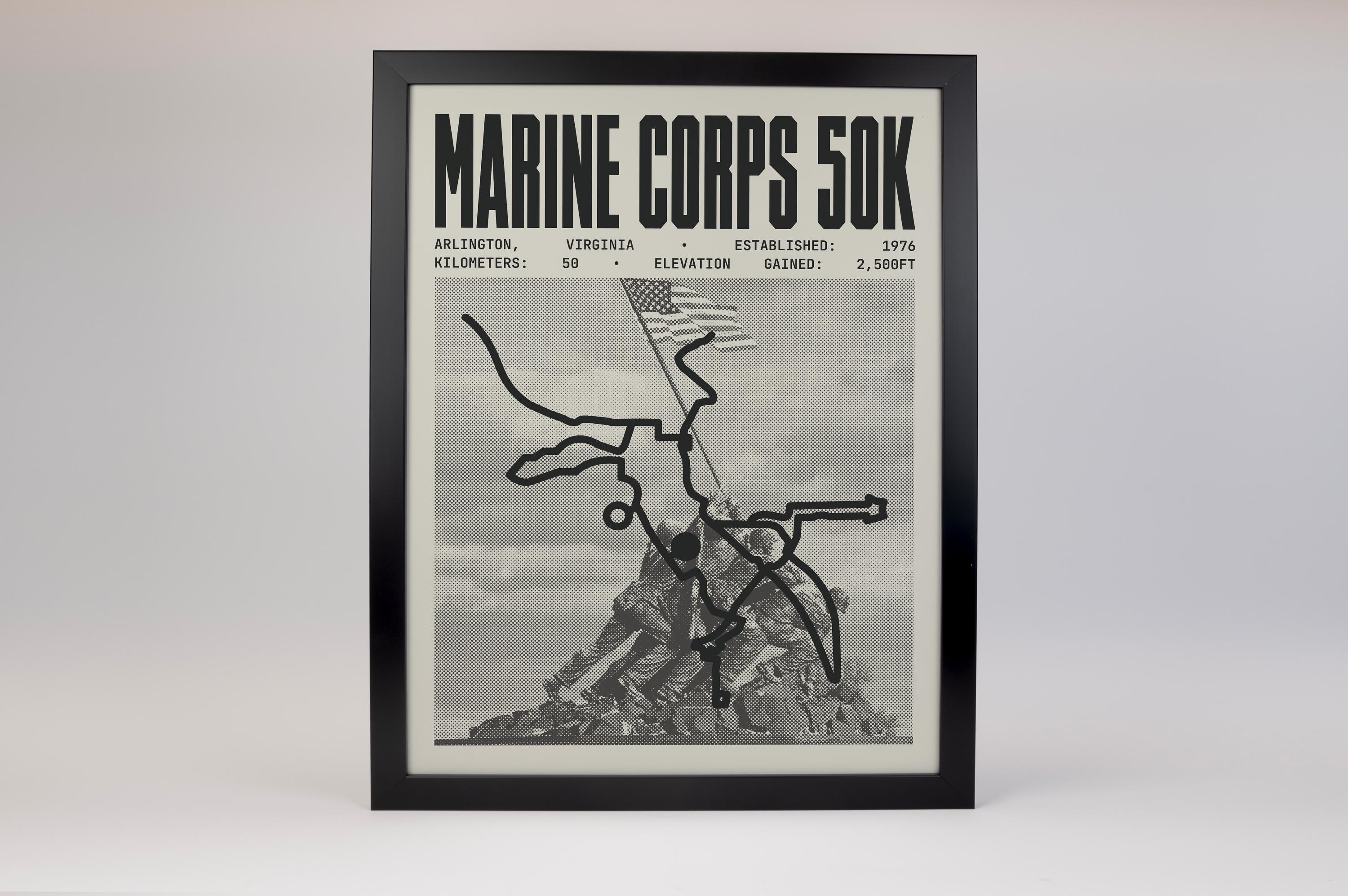 Marine Corps 50 Endurance Run Poster