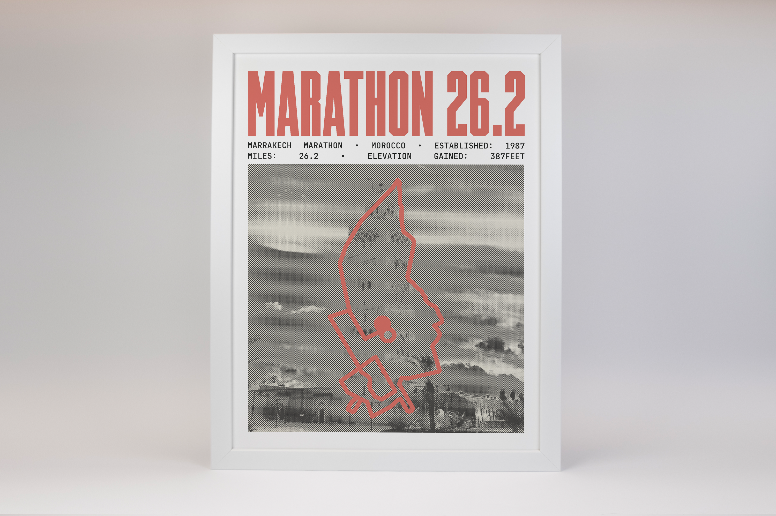 Marrakech Marathon Poster