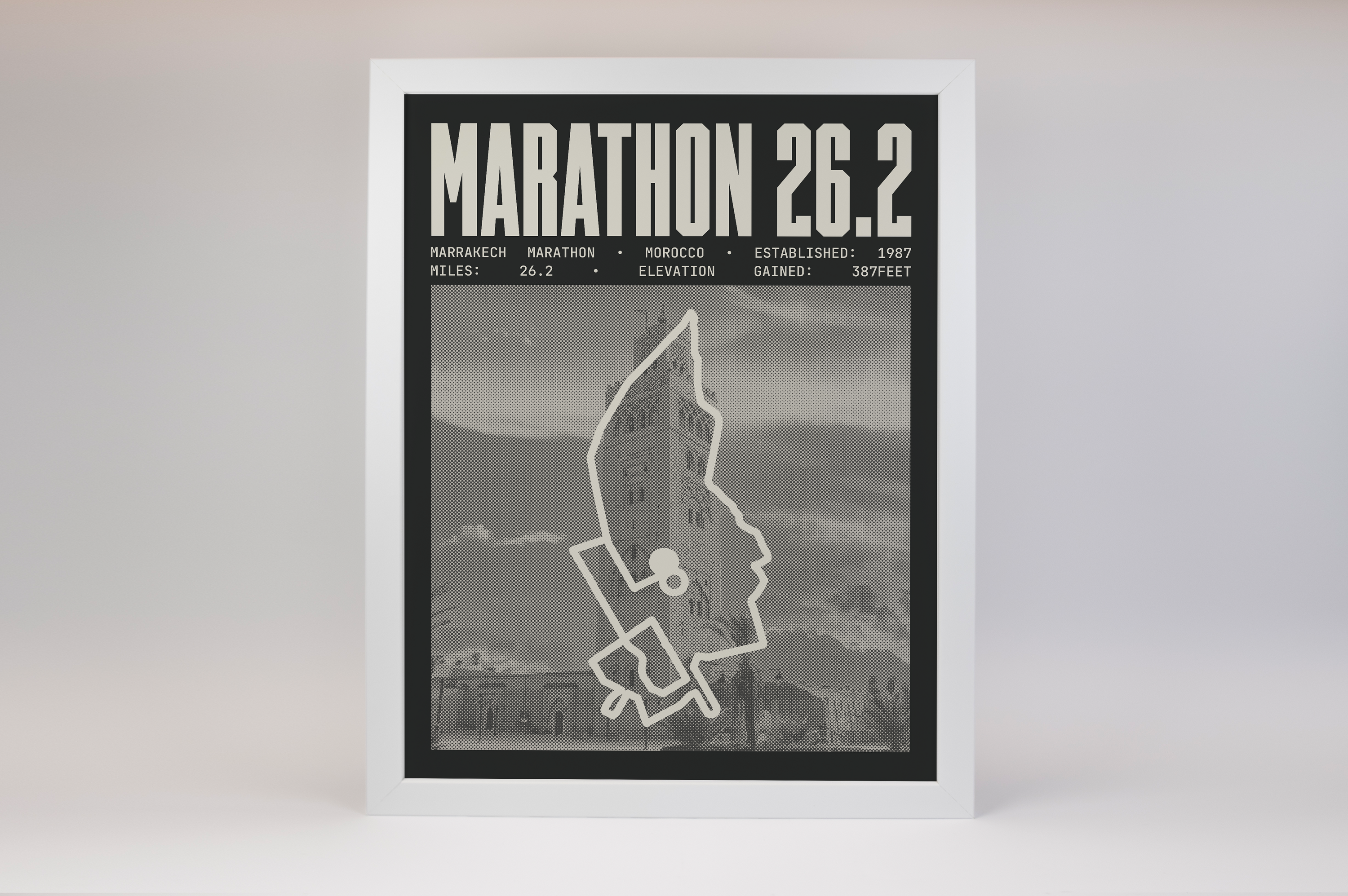 Marrakech Marathon Poster