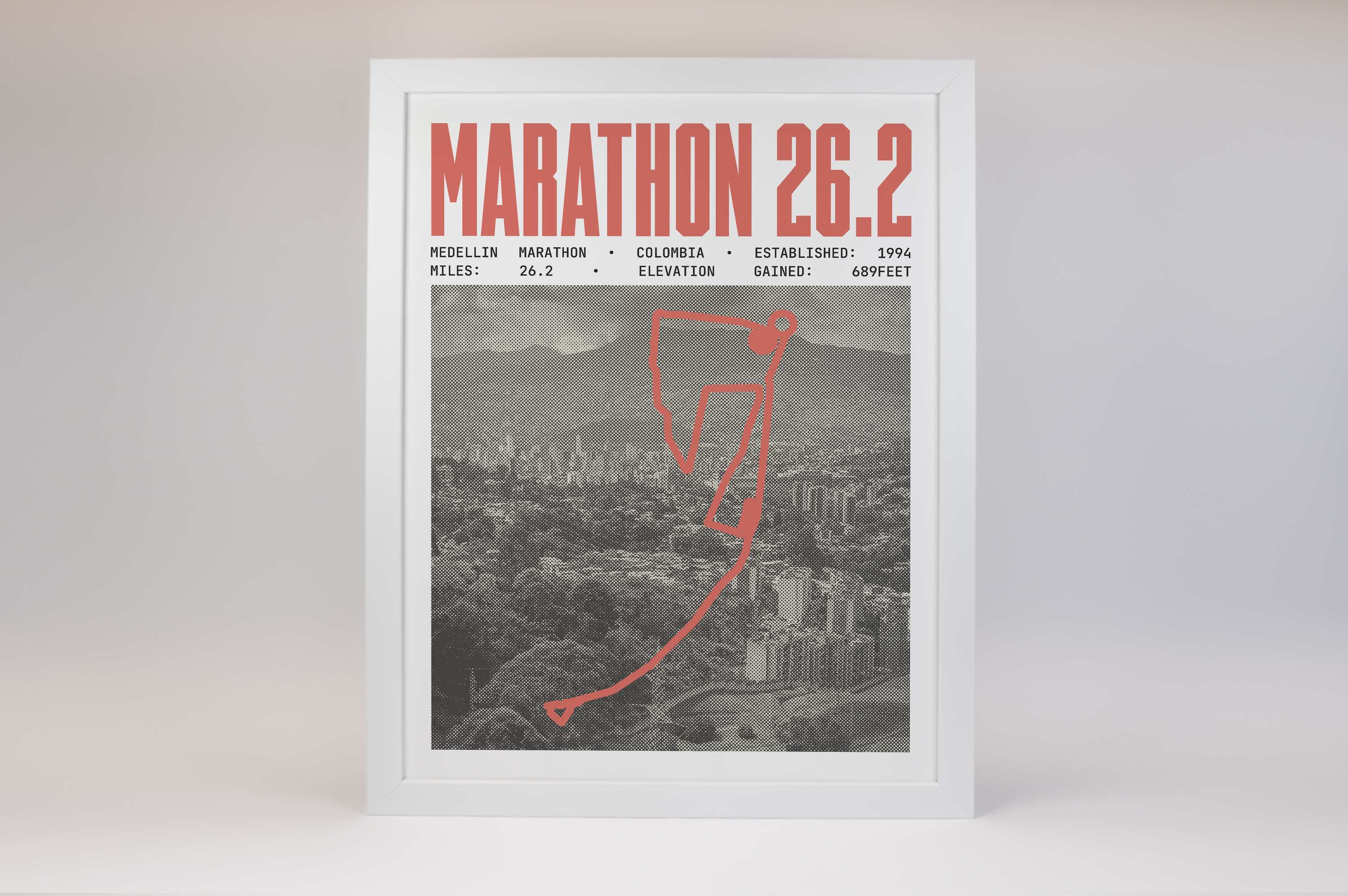 Medellin Marathon Poster
