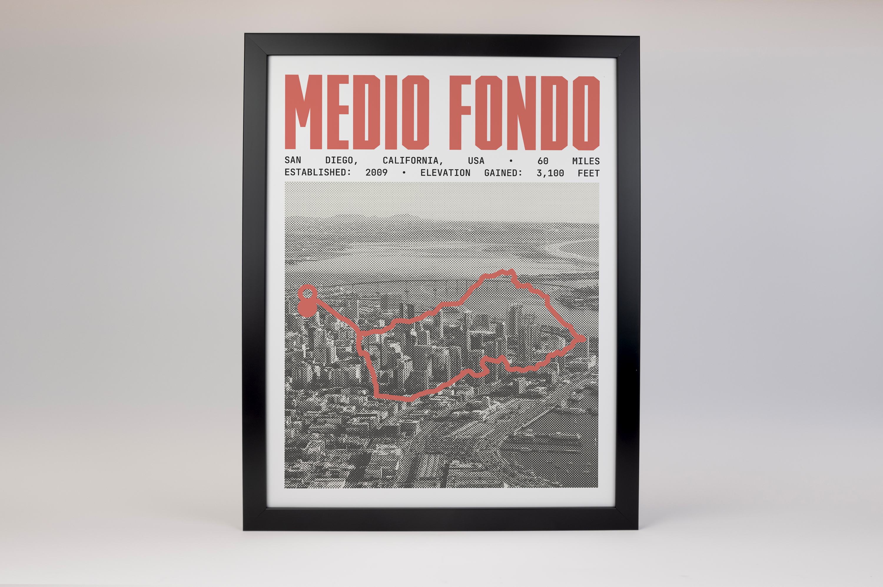 Gran Fondo San Diego - Medio Fondo Poster