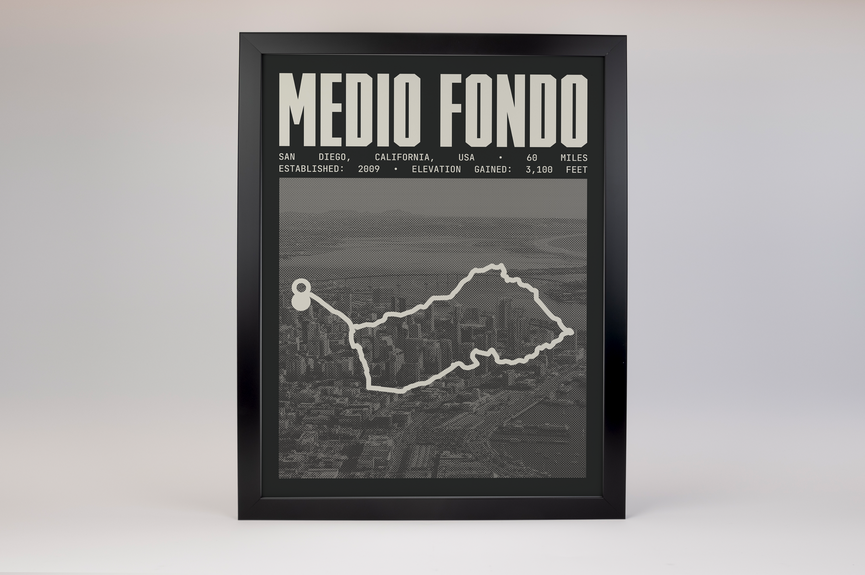 Gran Fondo San Diego - Medio Fondo Poster