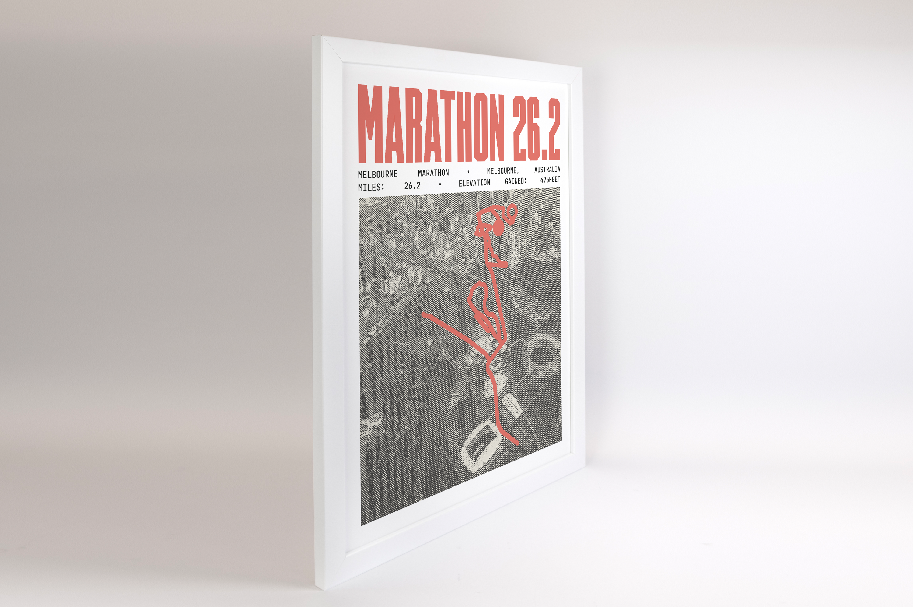 Melbourne Marathon Poster