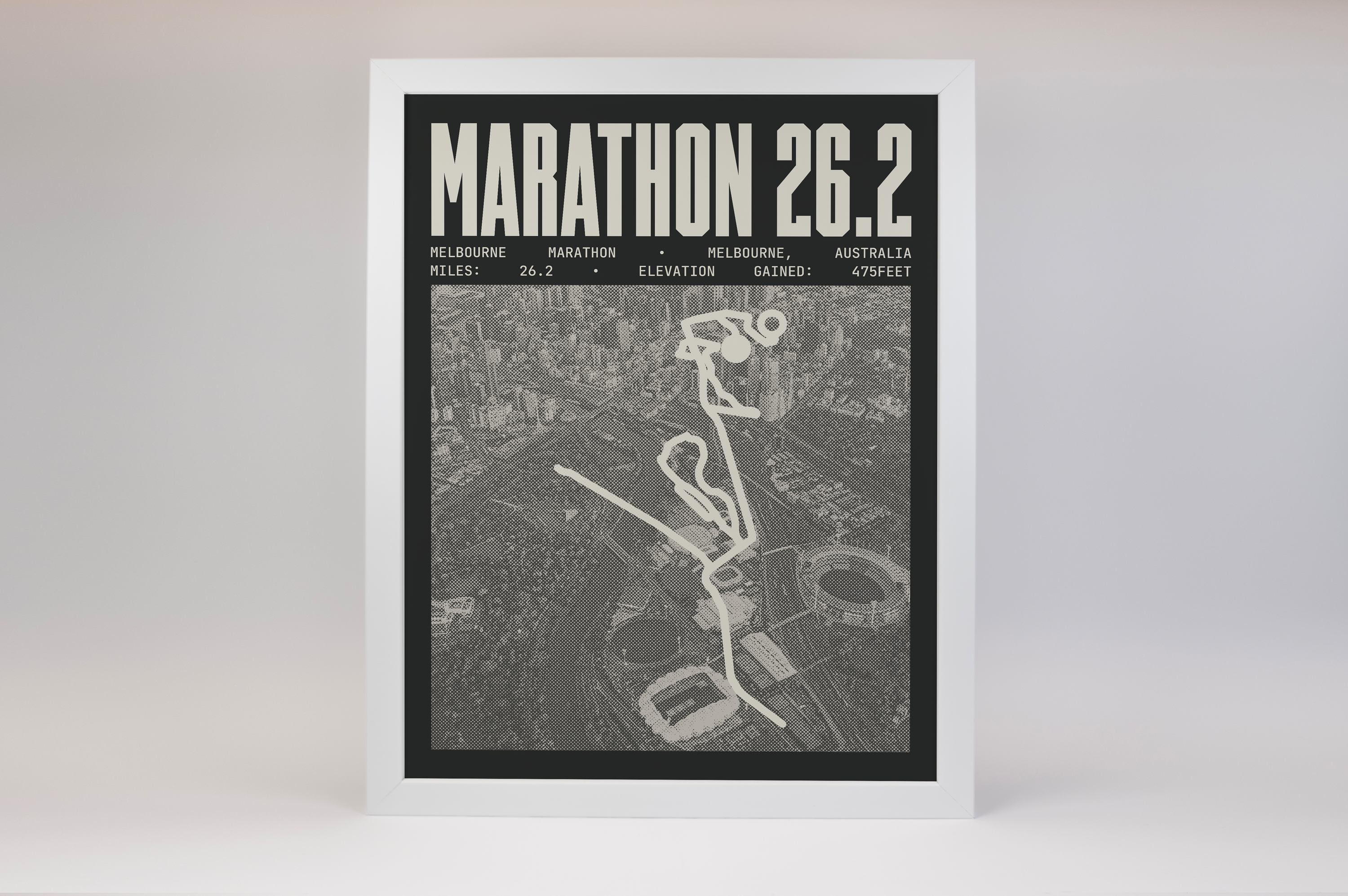 Melbourne Marathon Poster