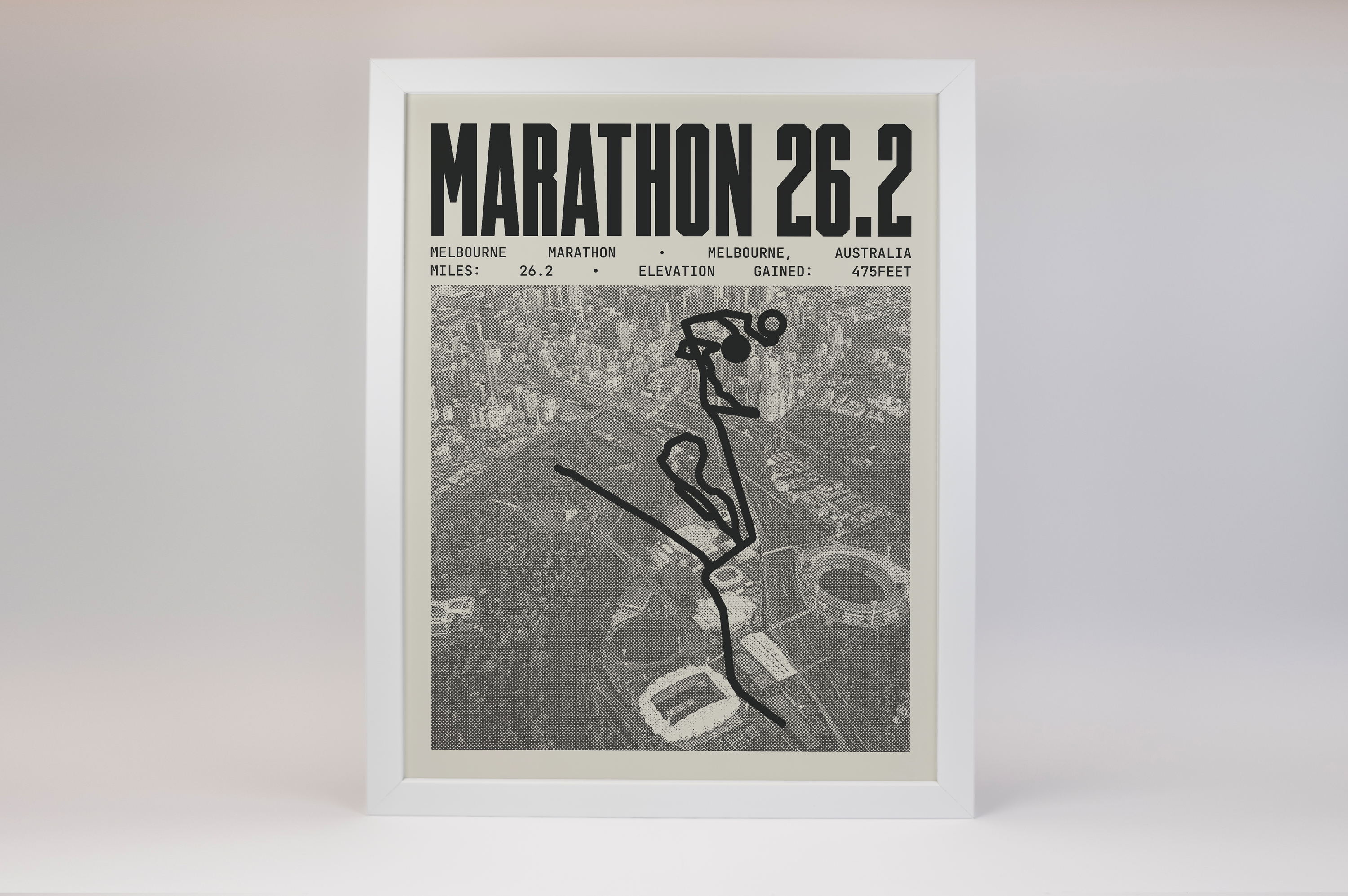 Melbourne Marathon Poster