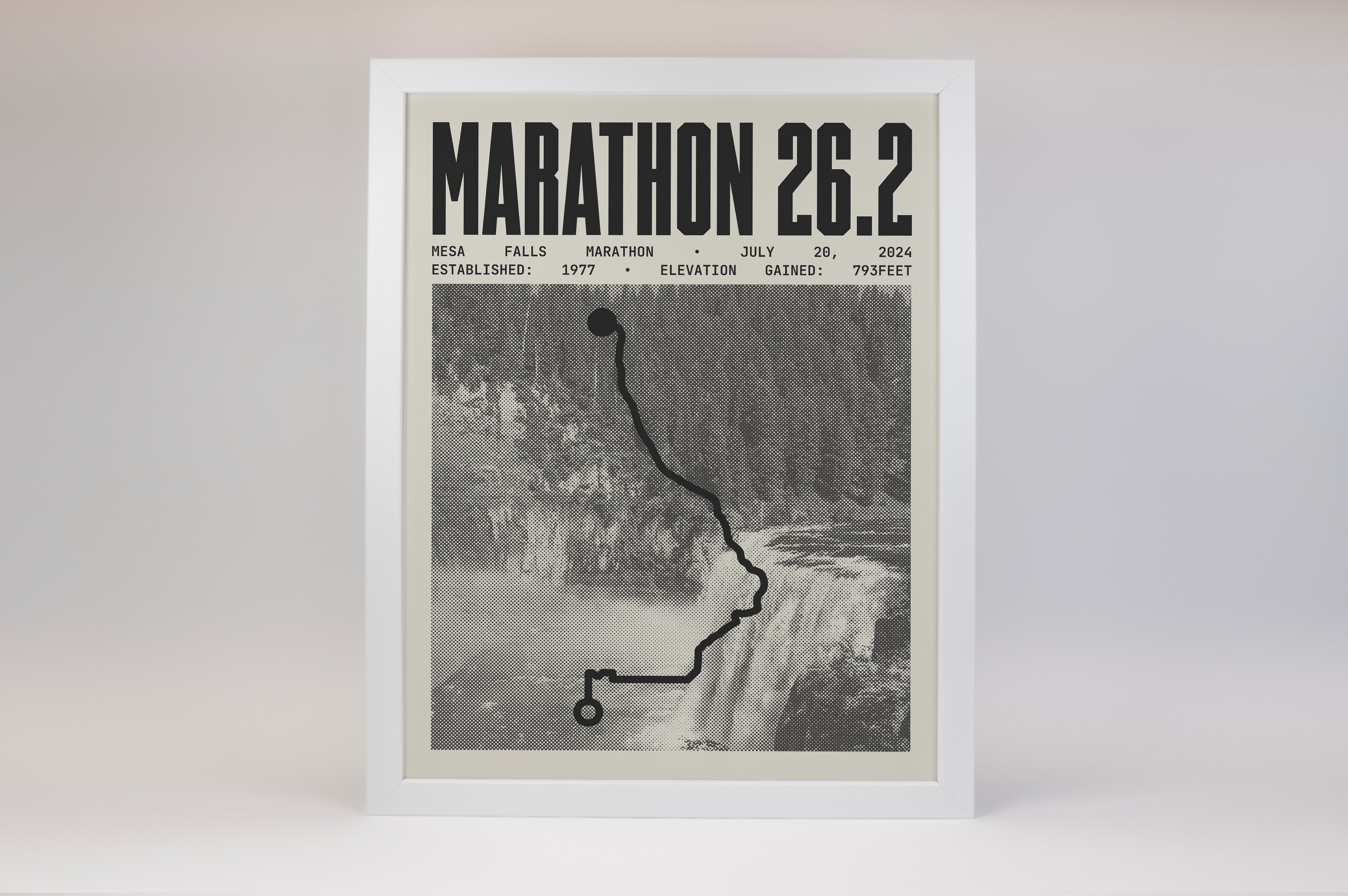 Mesa Falls Marathon Poster