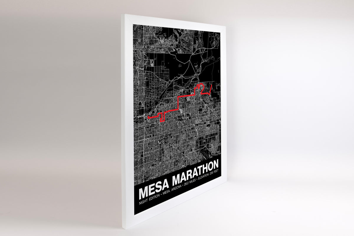 Mesa Marathon Poster - Grid Style