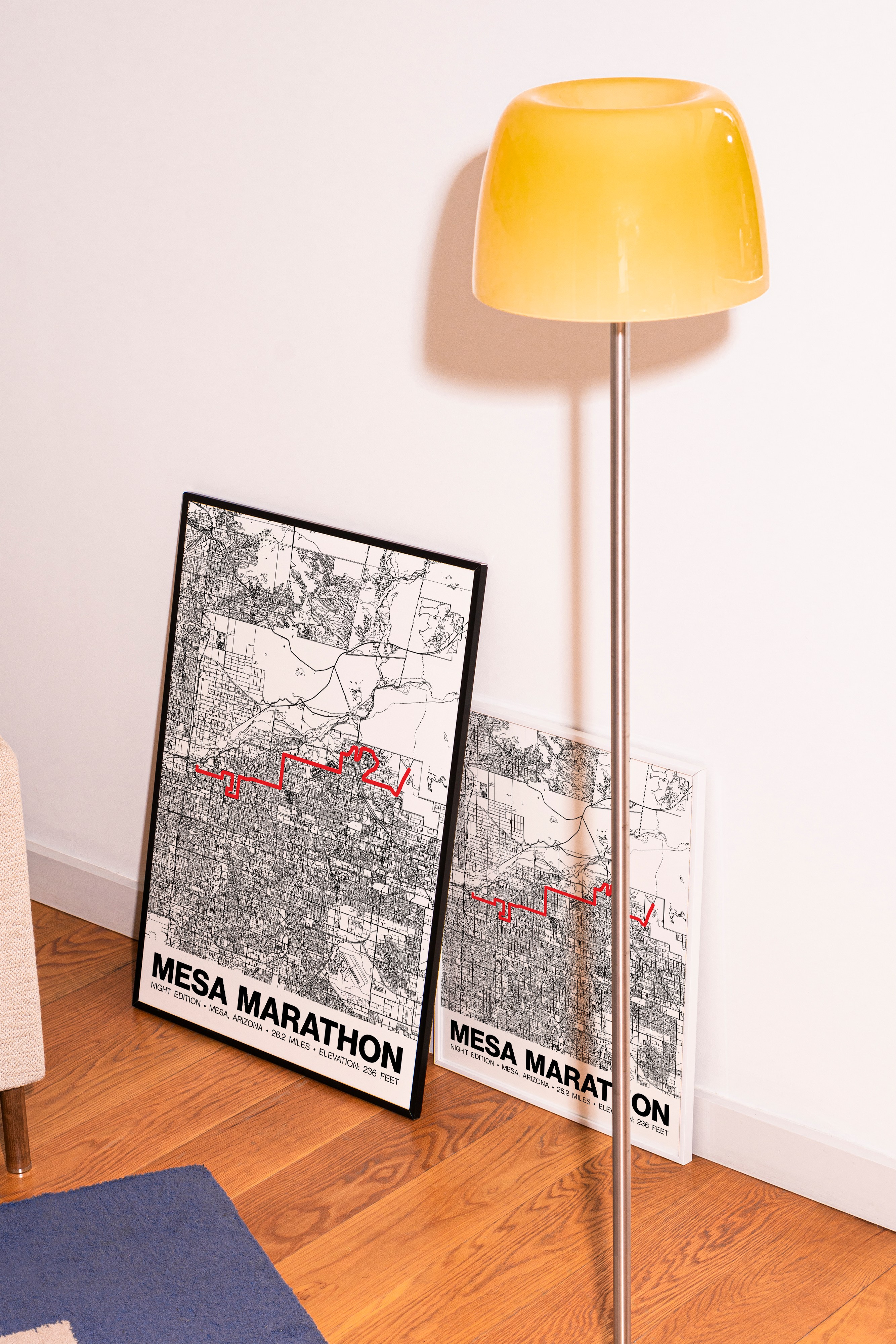 Mesa Marathon Poster - Grid Style