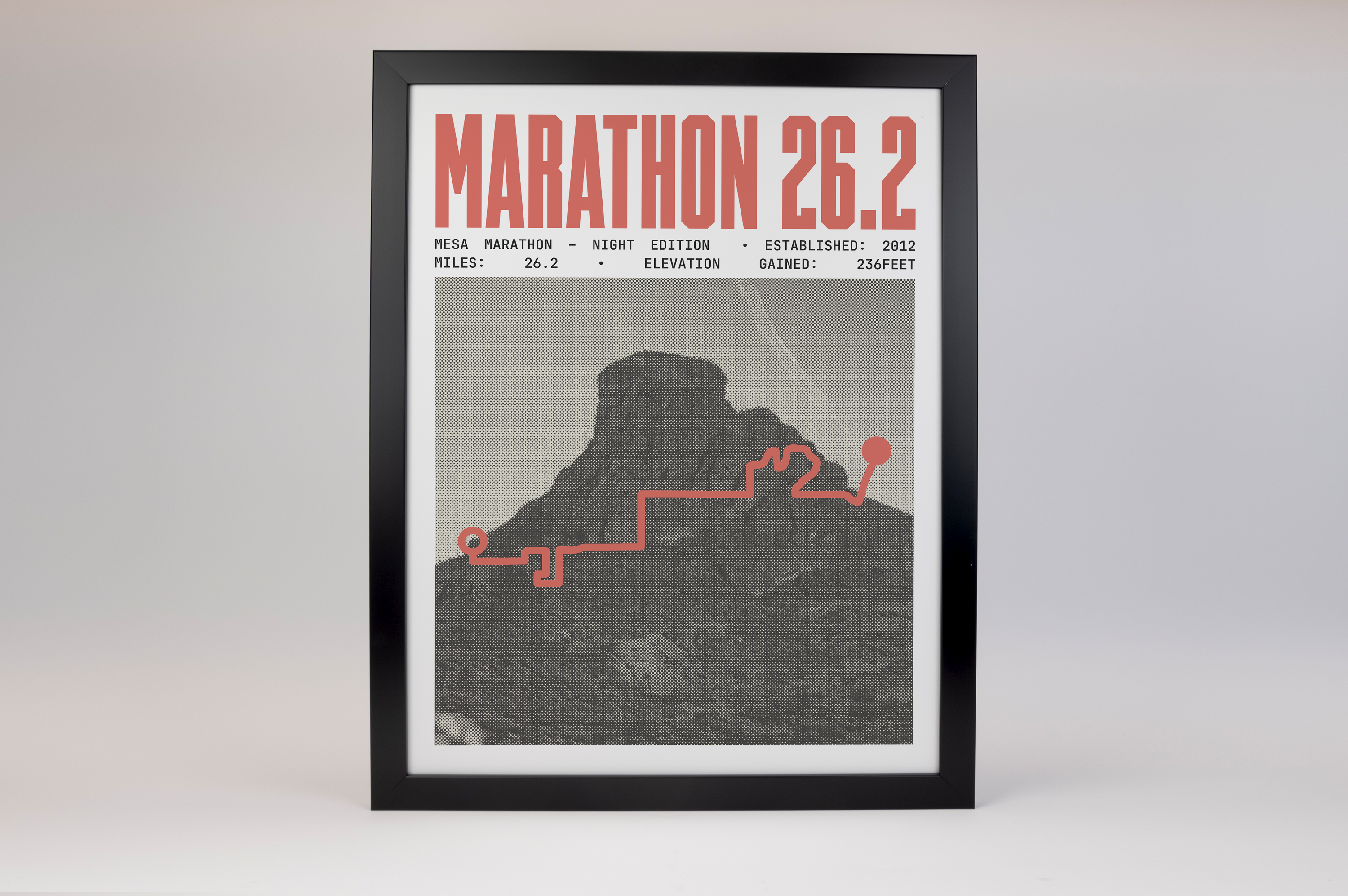Mesa Marathon (Night Edition) Poster