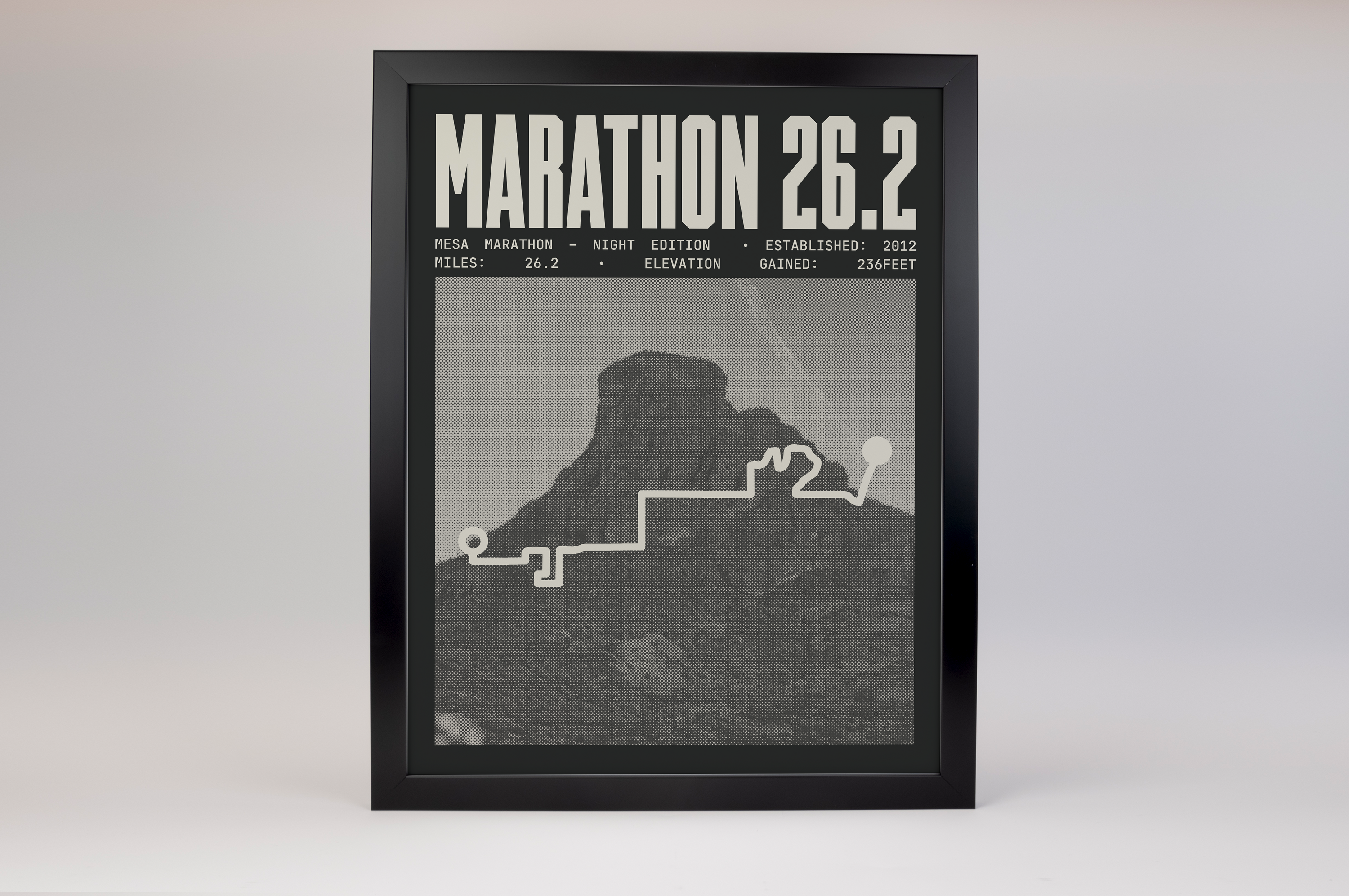 Mesa Marathon (Night Edition) Poster