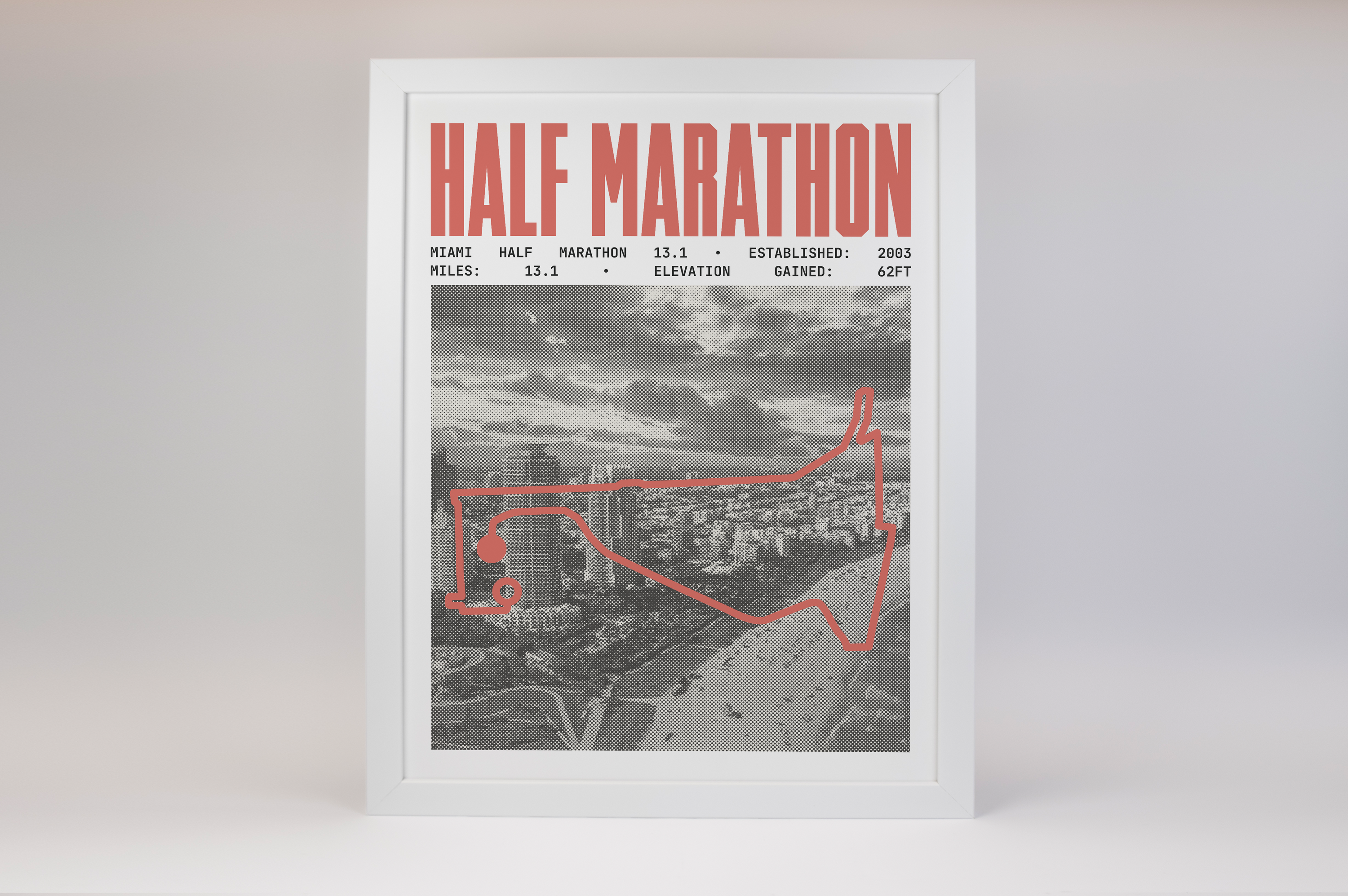 Miami Half-Marathon Poster