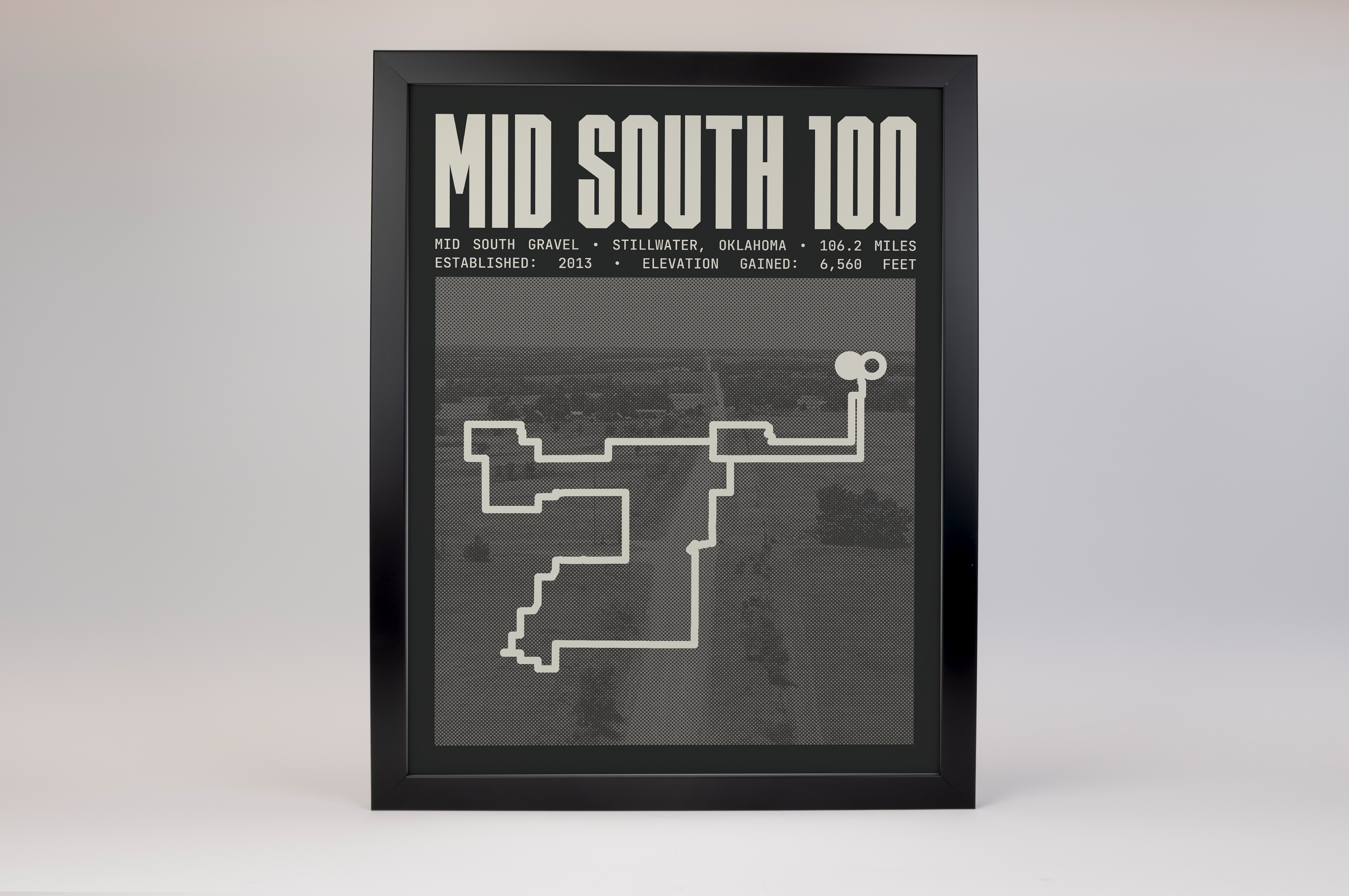 Mid South Gravel - 100 Miles Poster