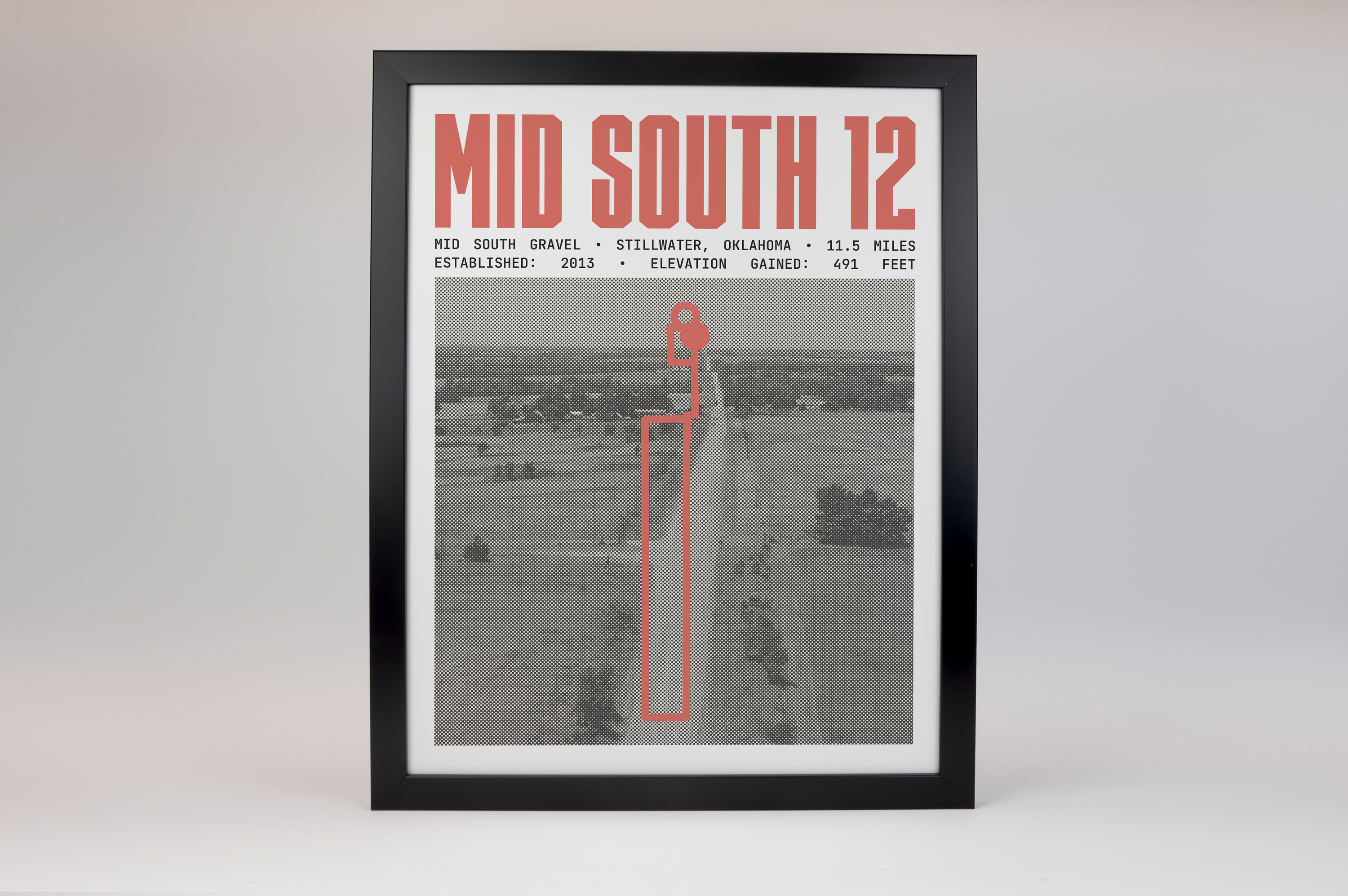 Mid South Gravel - 12 Miles Poster