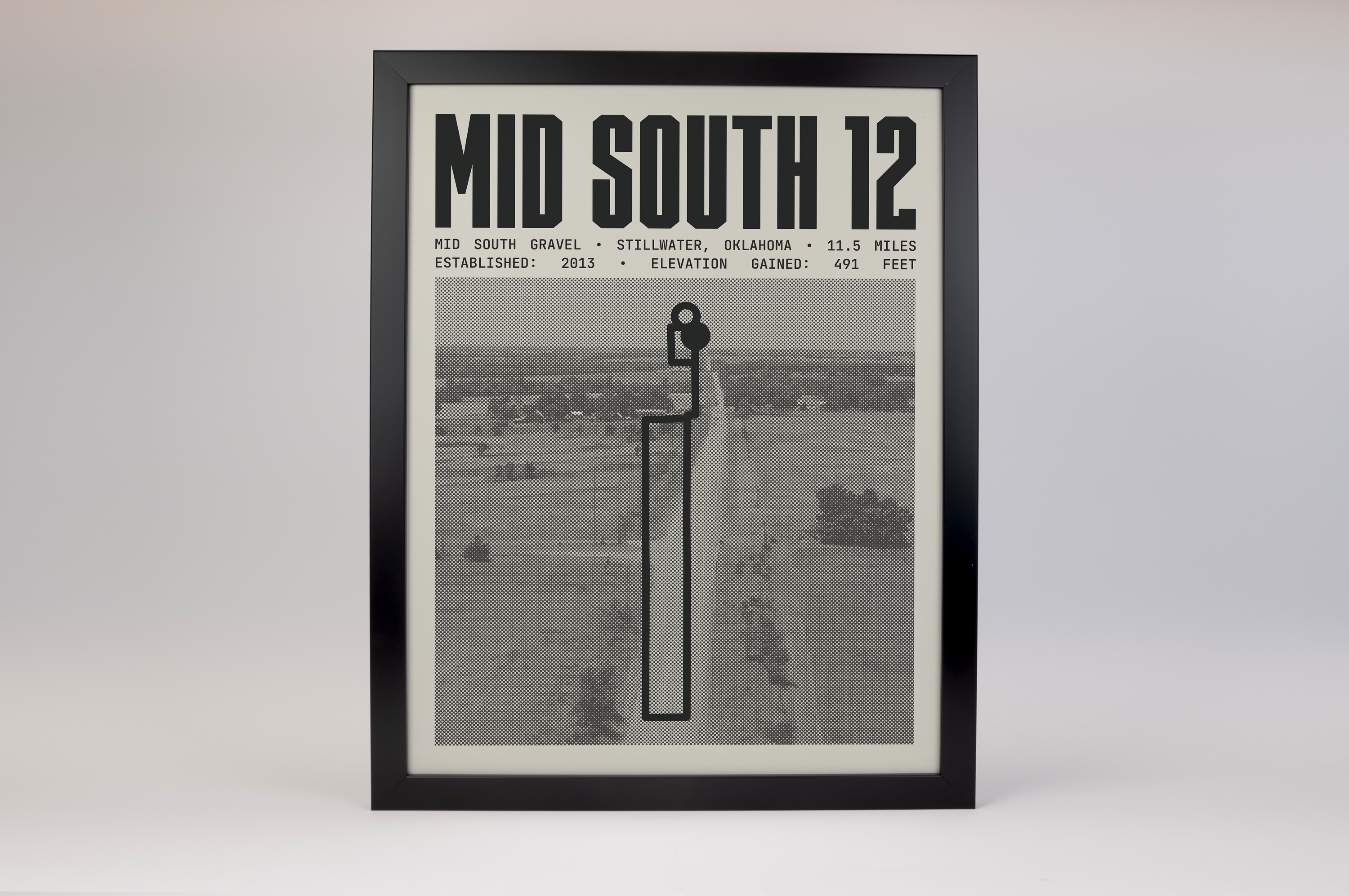 Mid South Gravel - 12 Miles Poster