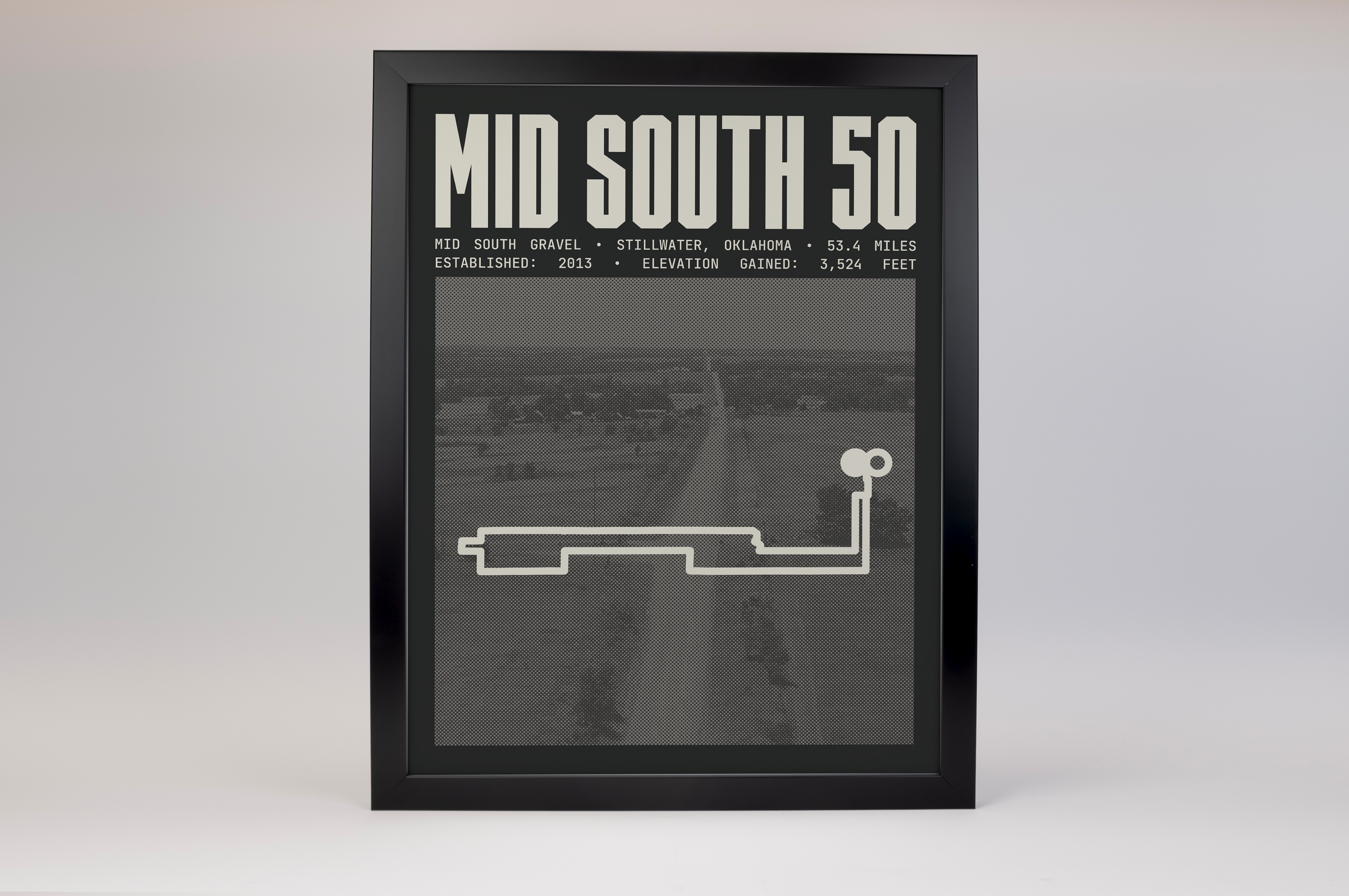 Mid South Gravel - 50 Miles Poster