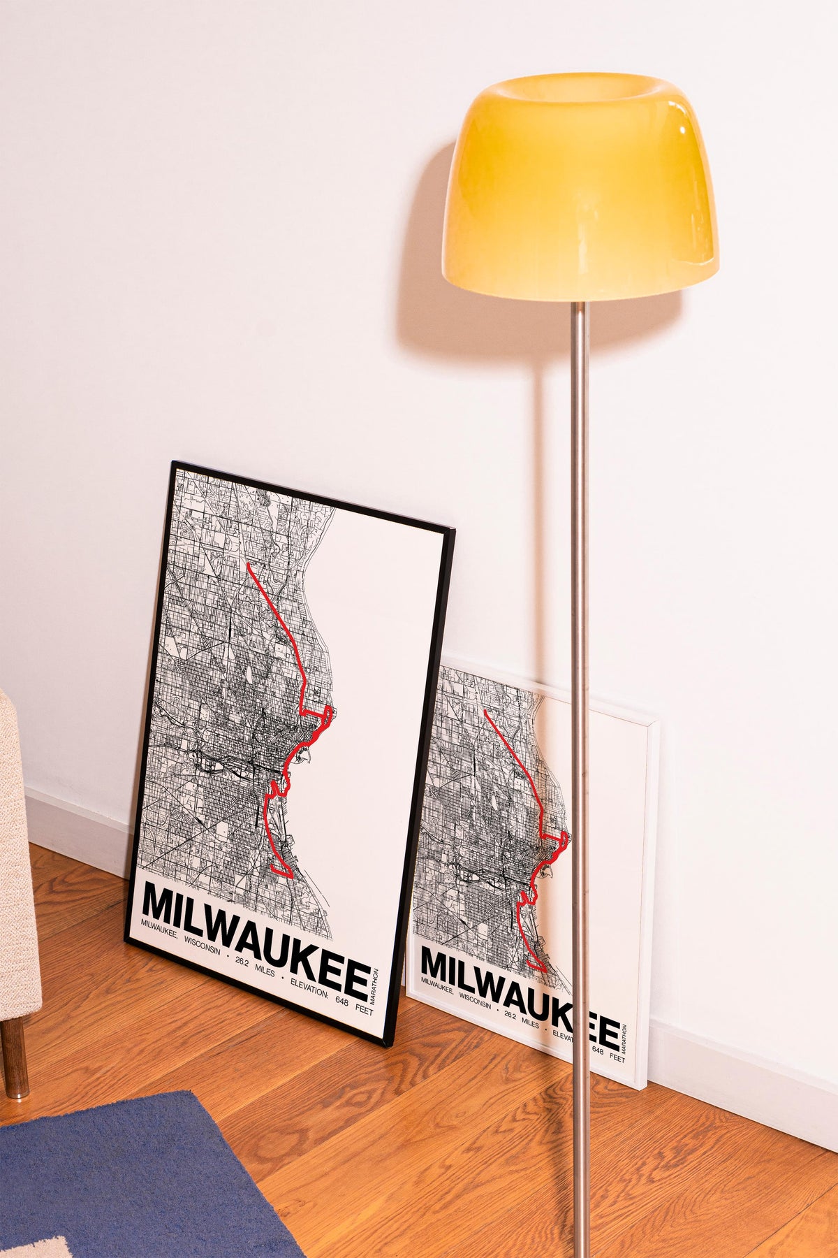 Milwaukee Marathon Poster - Grid Style