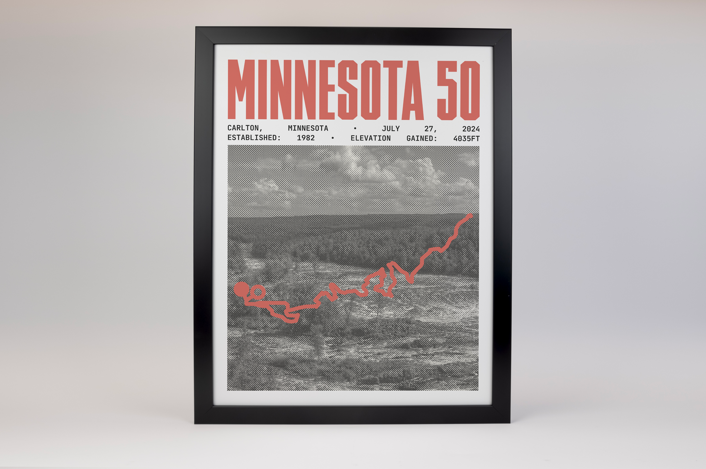 Minnesota 50 Endurance Run Poster