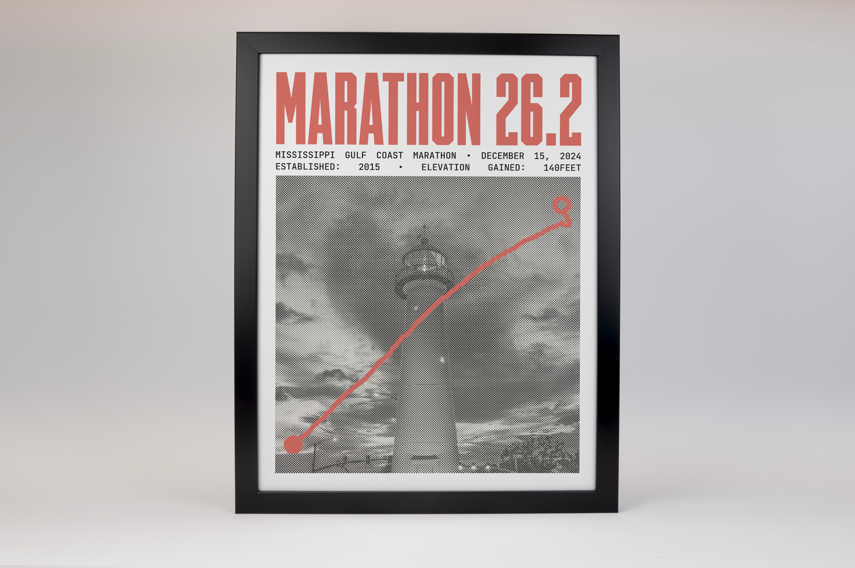 Mississippi Gulf Coast Marathon Poster