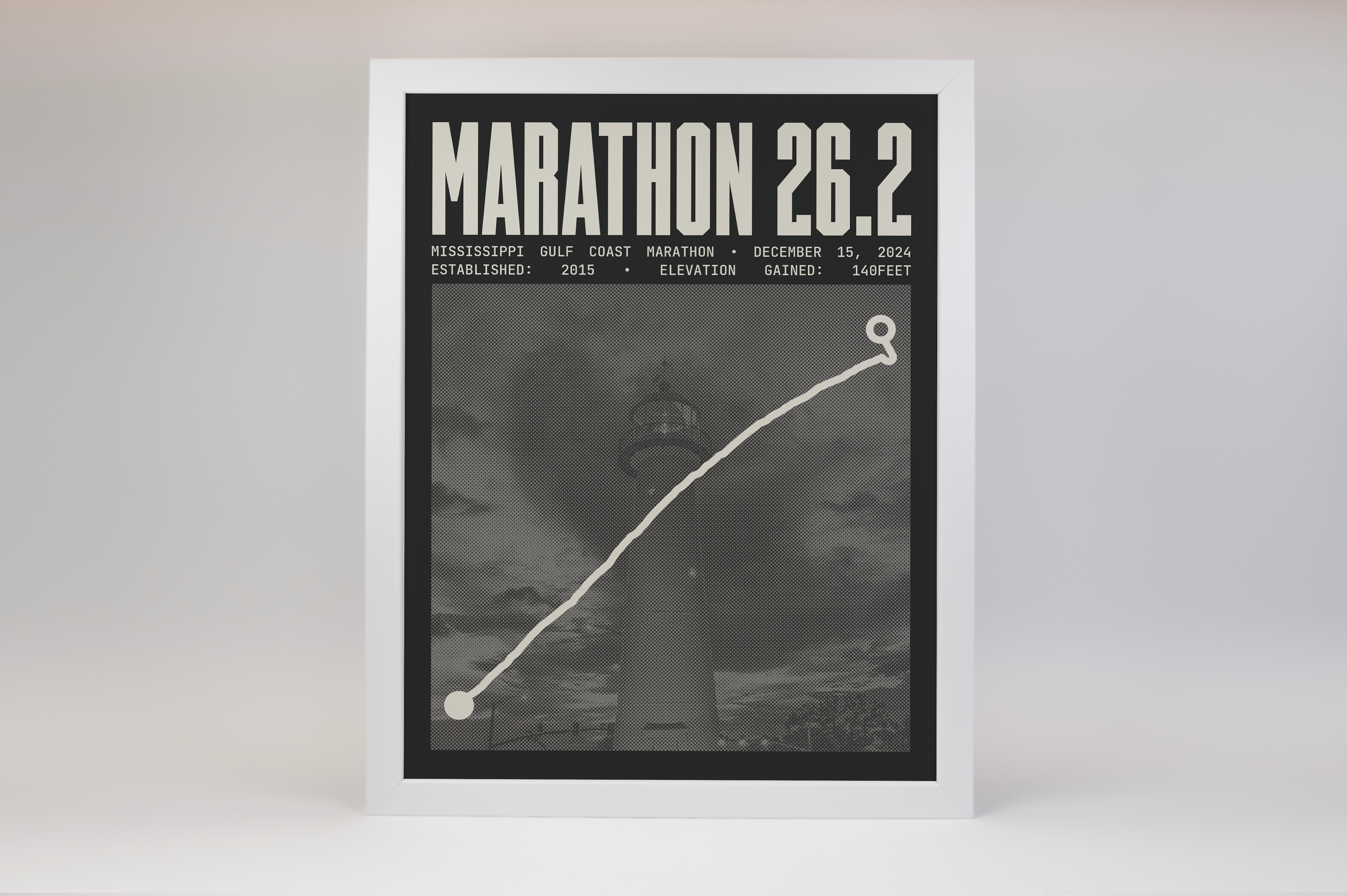 Mississippi Gulf Coast Marathon Poster