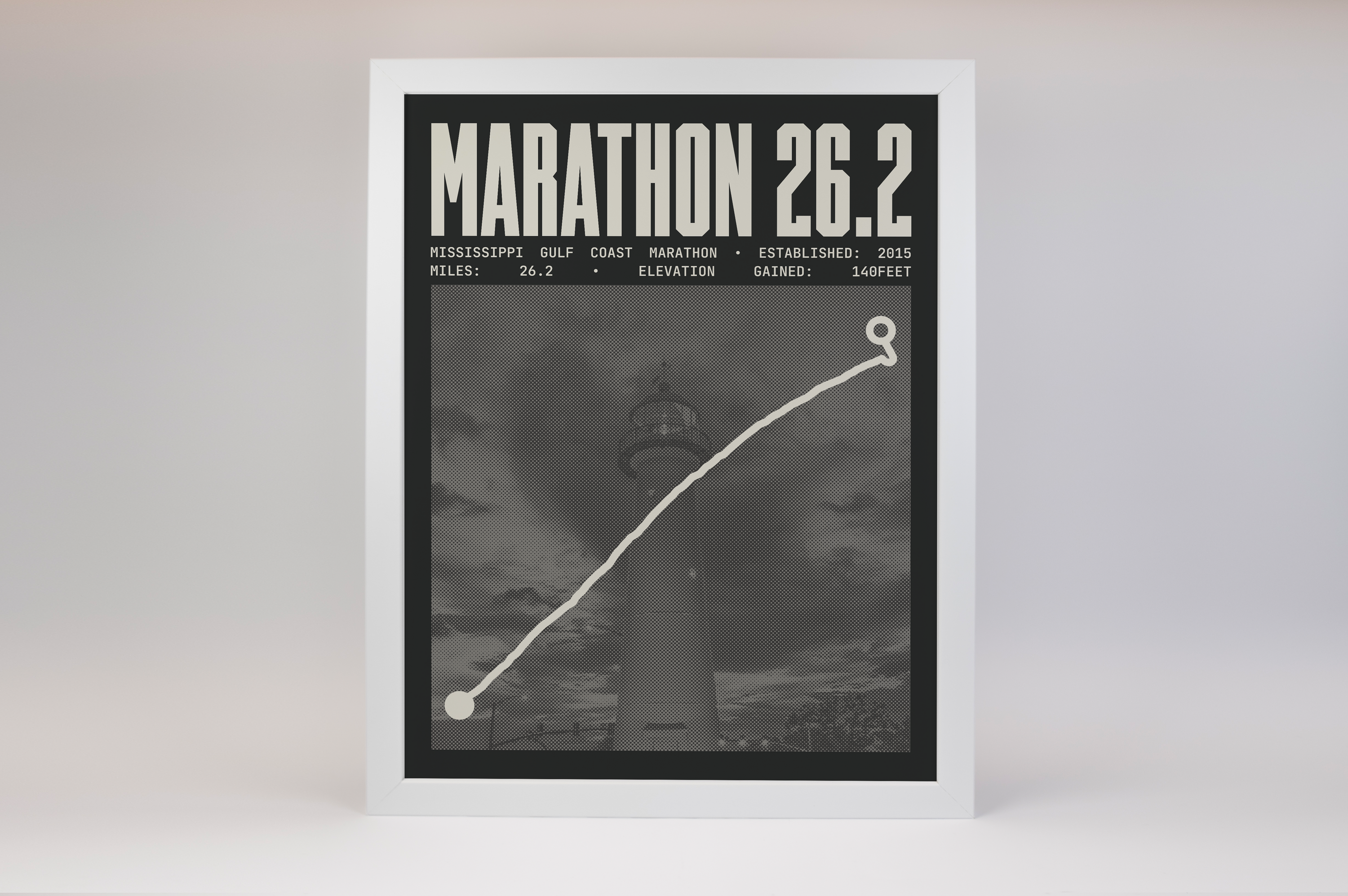 Mississippi Gulf Coast Marathon Poster