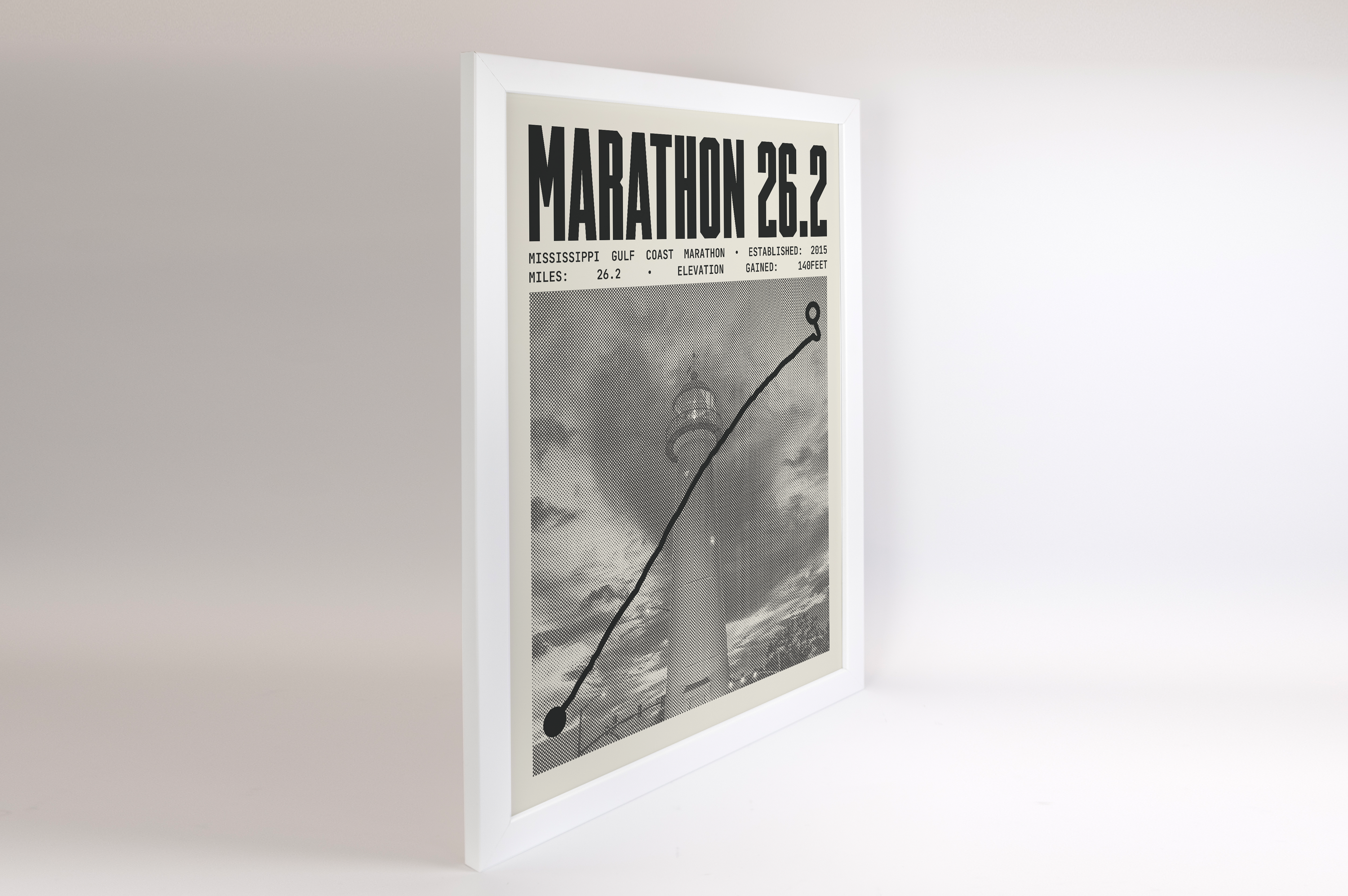 Mississippi Gulf Coast Marathon Poster