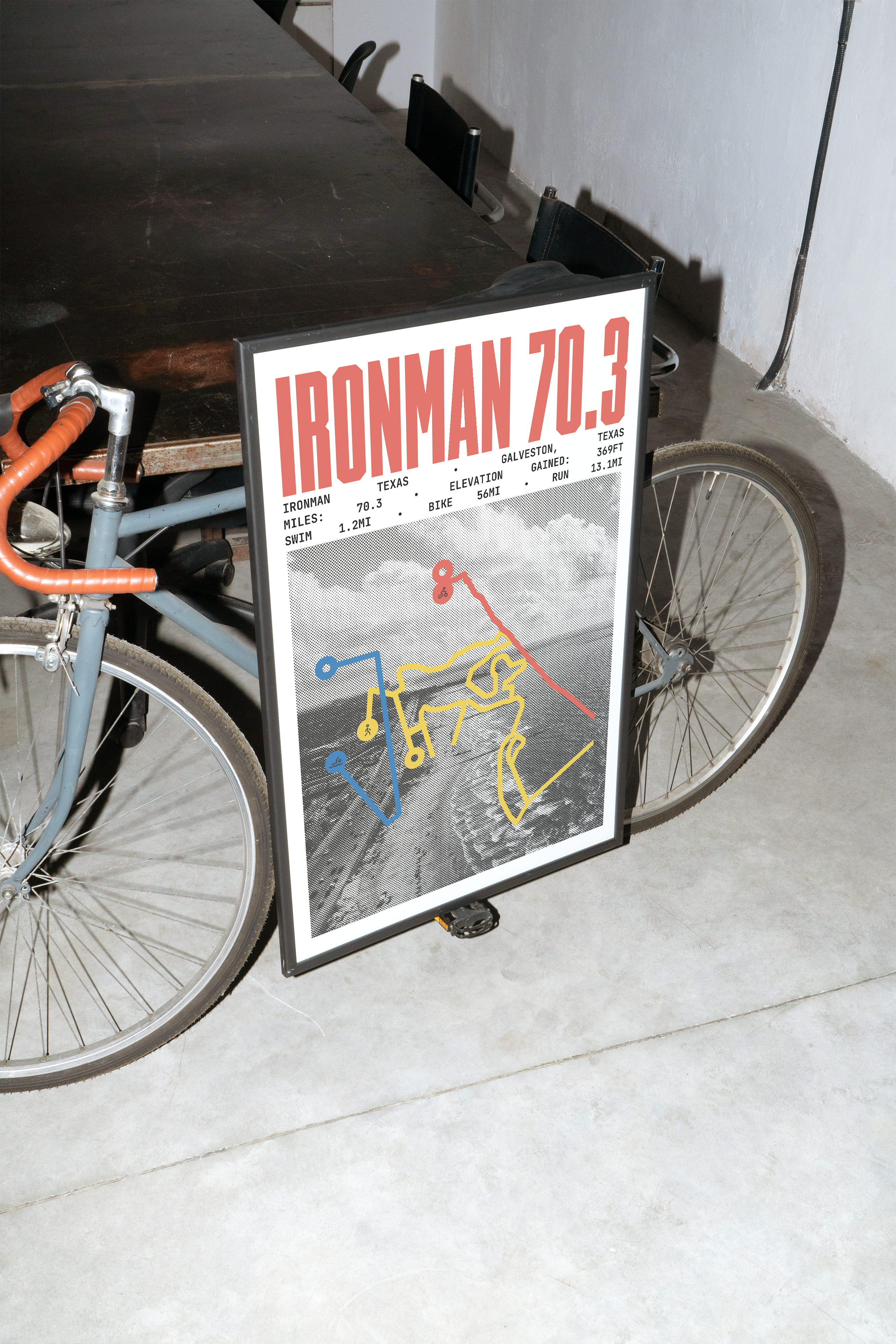 Ironman 70.3 Texas Poster