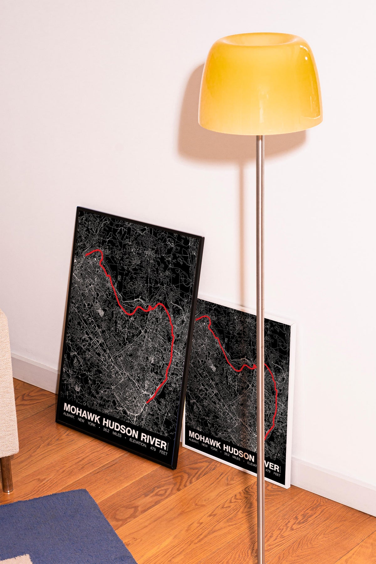 Mohawk Hudson River Marathon Poster - Grid Style