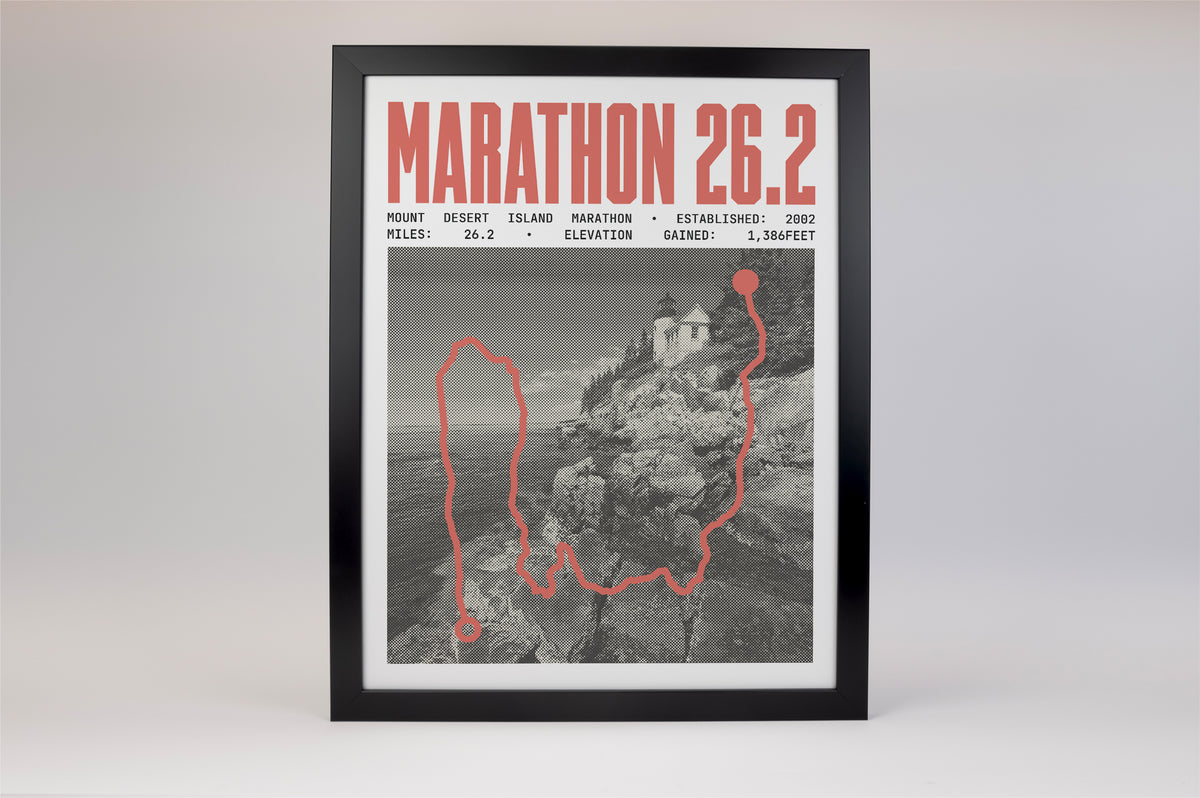 Mount Desert Island Marathon Poster