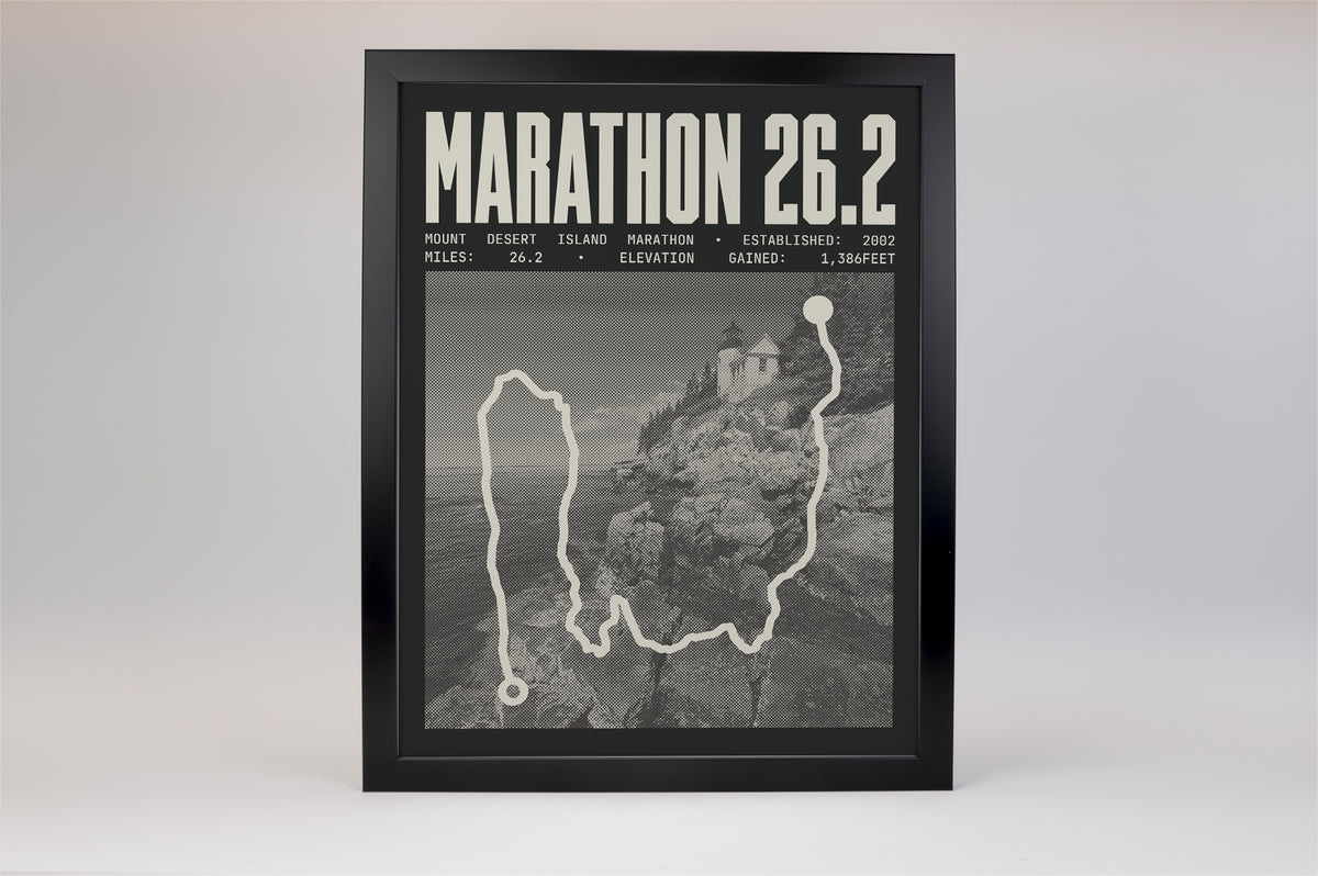 Mount Desert Island Marathon Poster