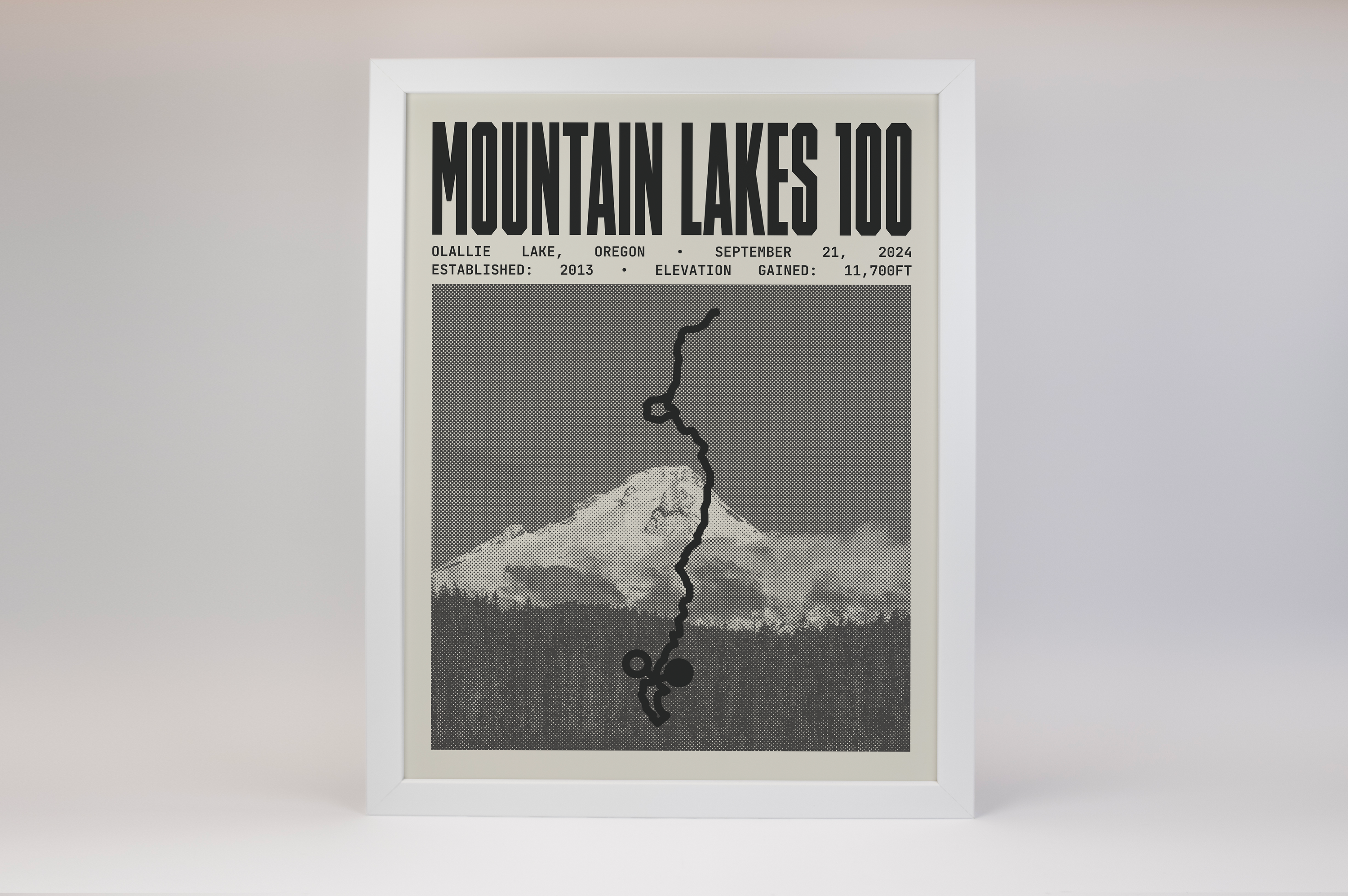 Mountain Lakes 100 Endurance Run Poster