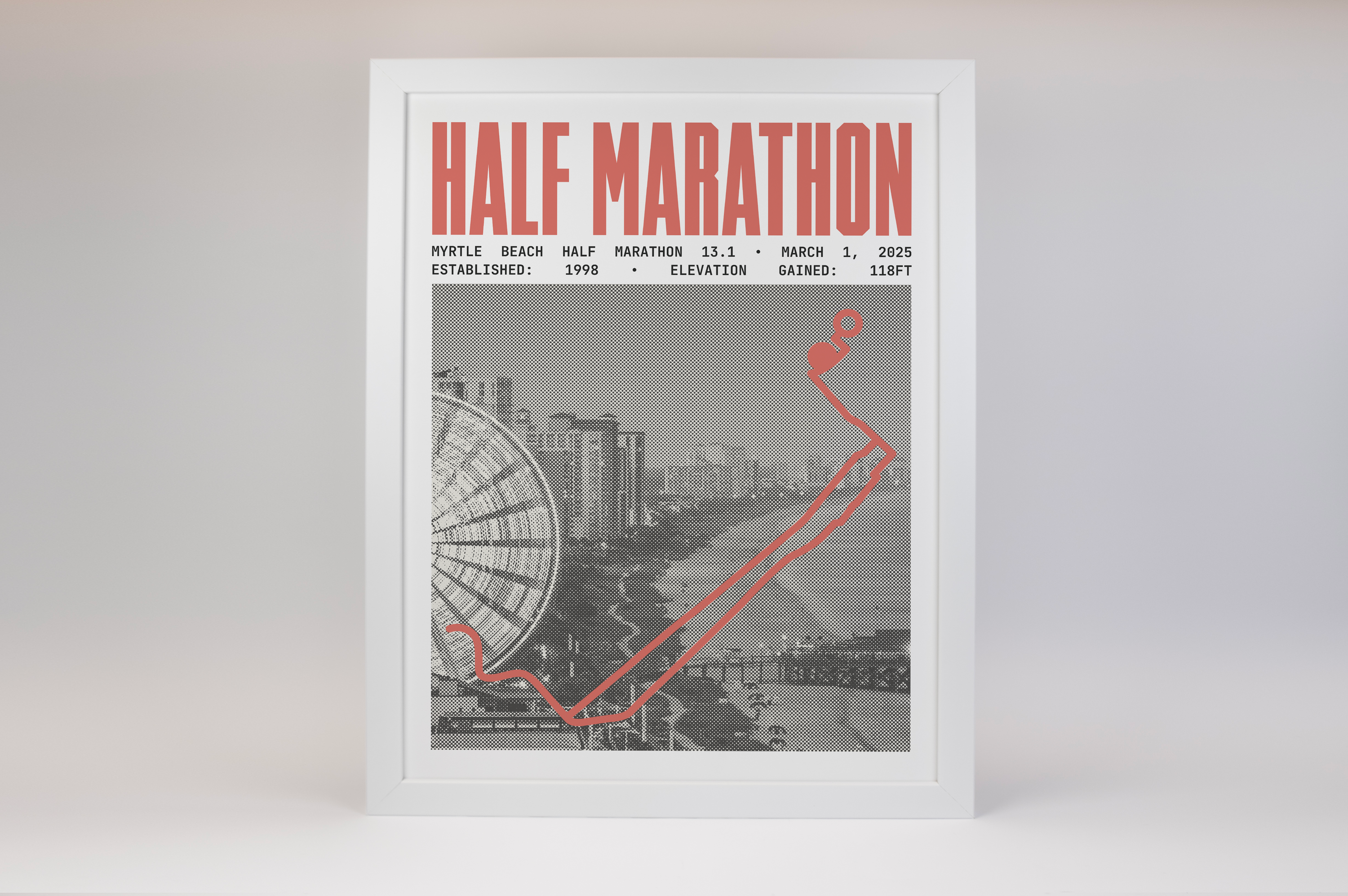 Myrtle Beach Half-Marathon Poster