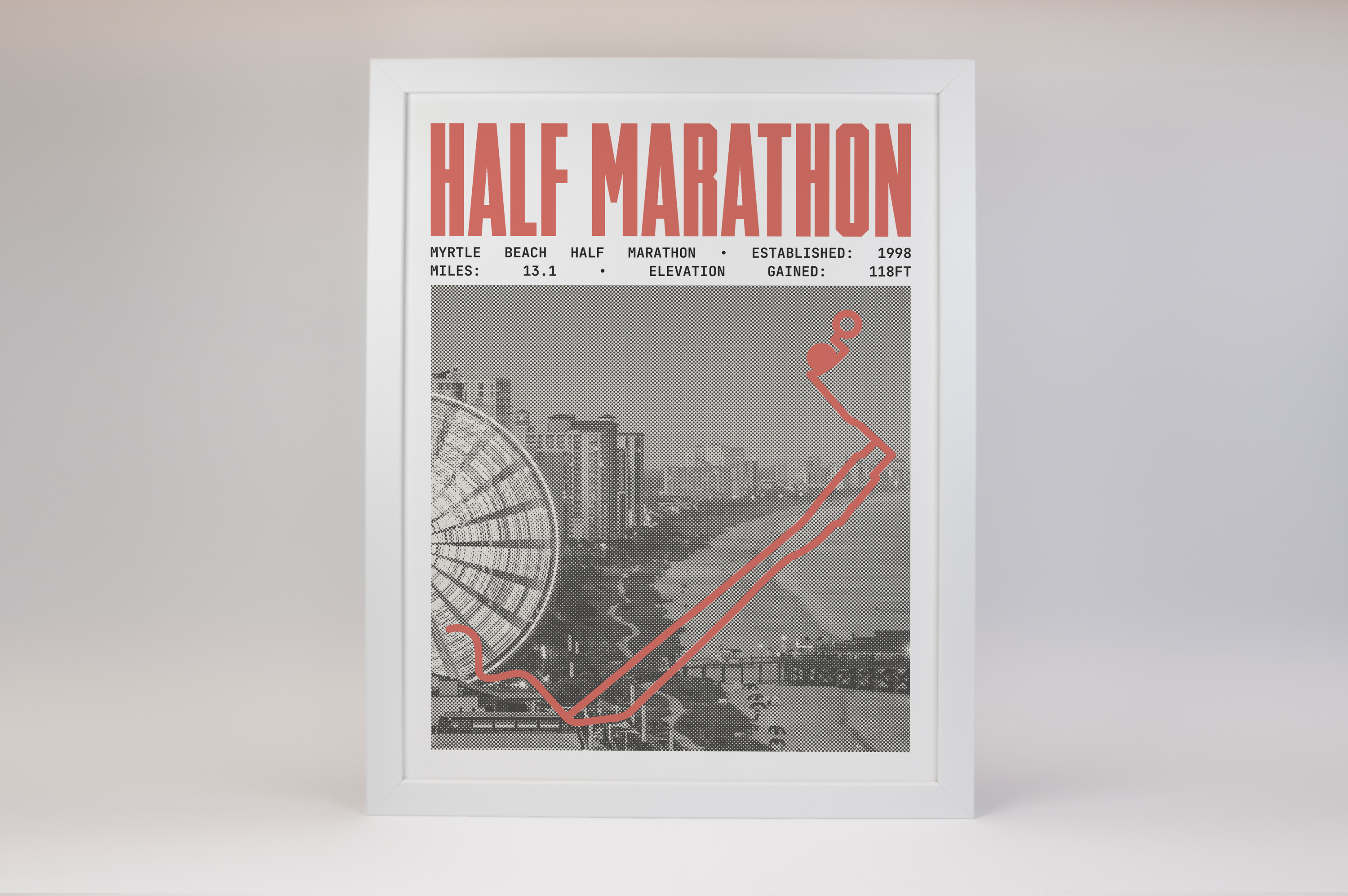 Myrtle Beach Half-Marathon Poster