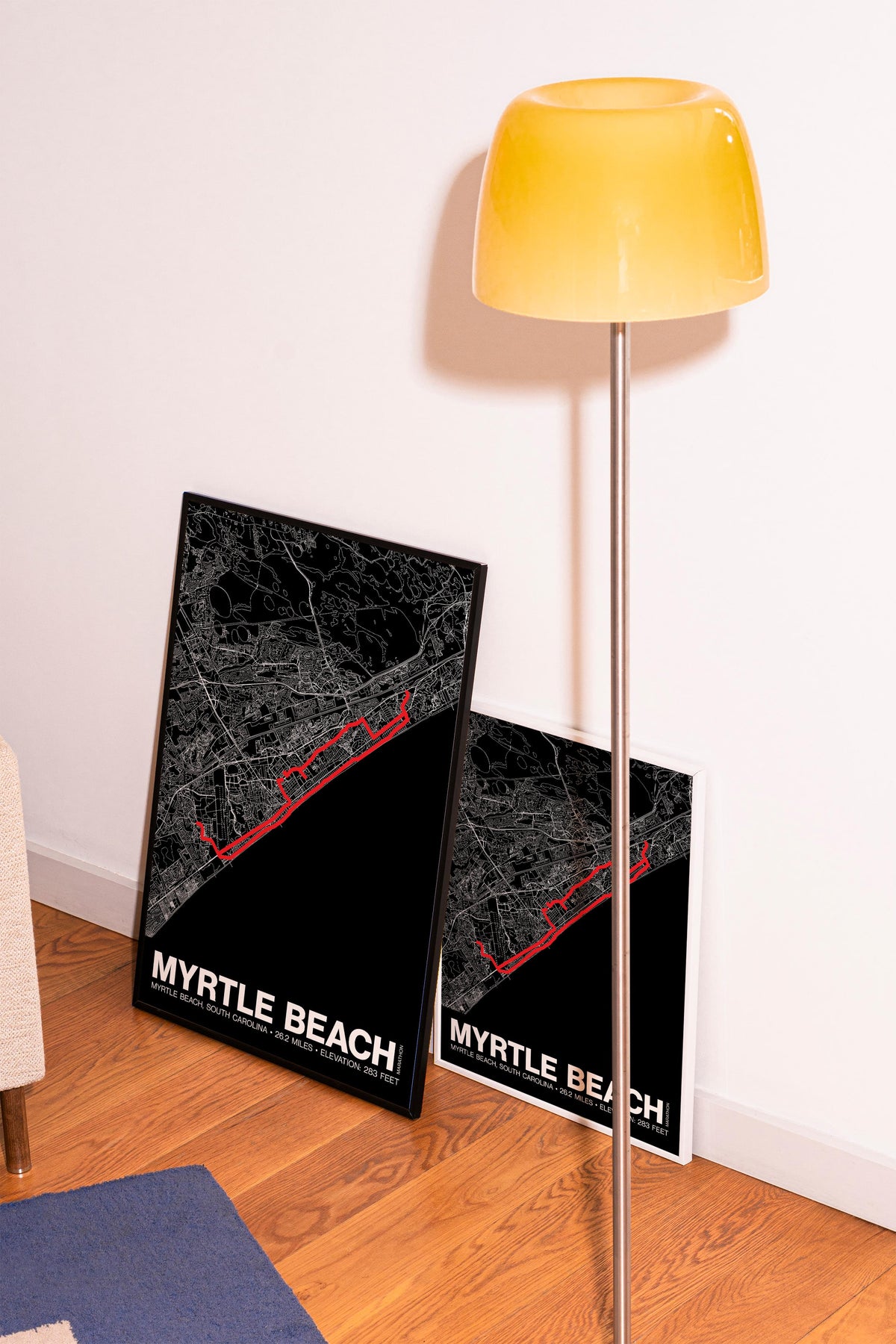 Myrtle Beach Marathon Poster - Grid Style