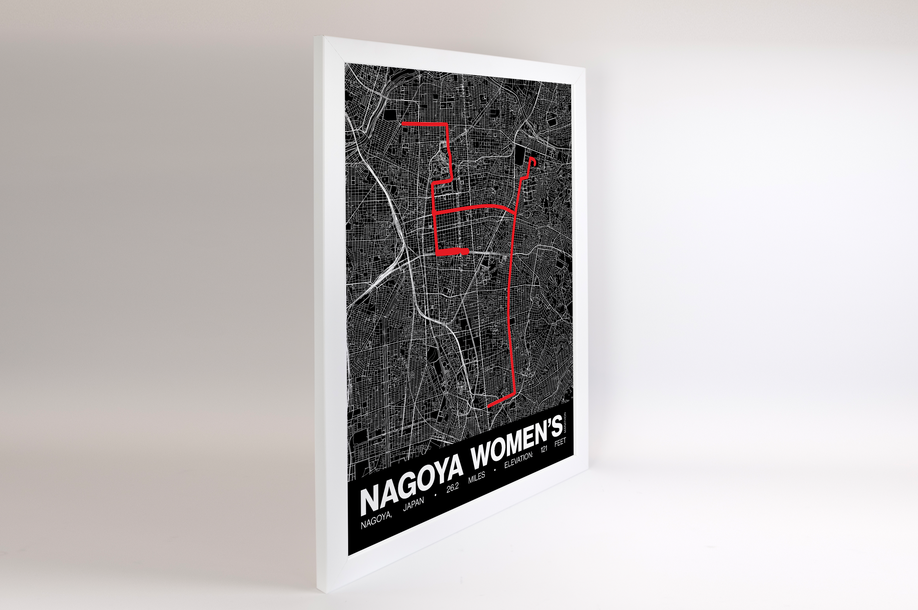 Nagoya Women’s Marathon Poster - Grid Style