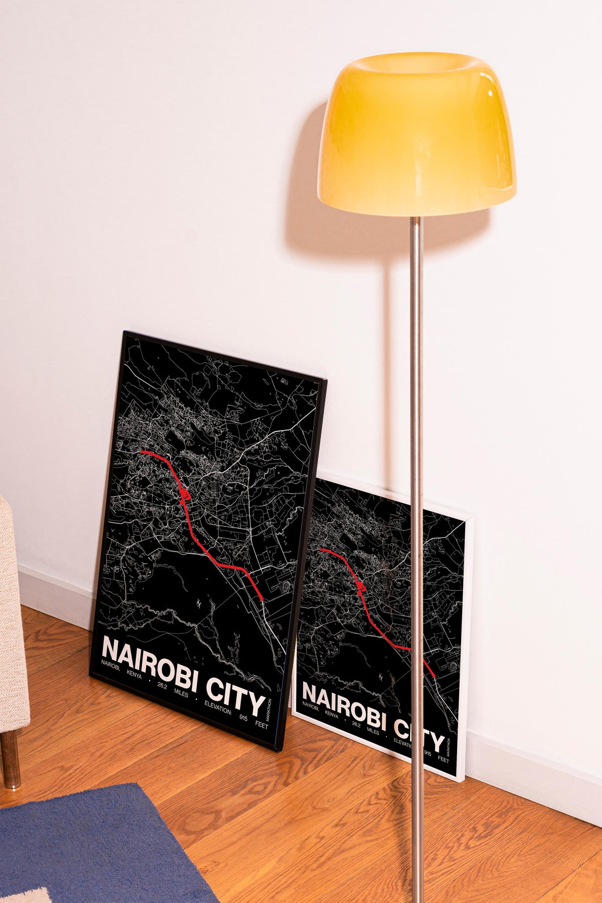 Nairobi City Marathon Poster - Grid Style