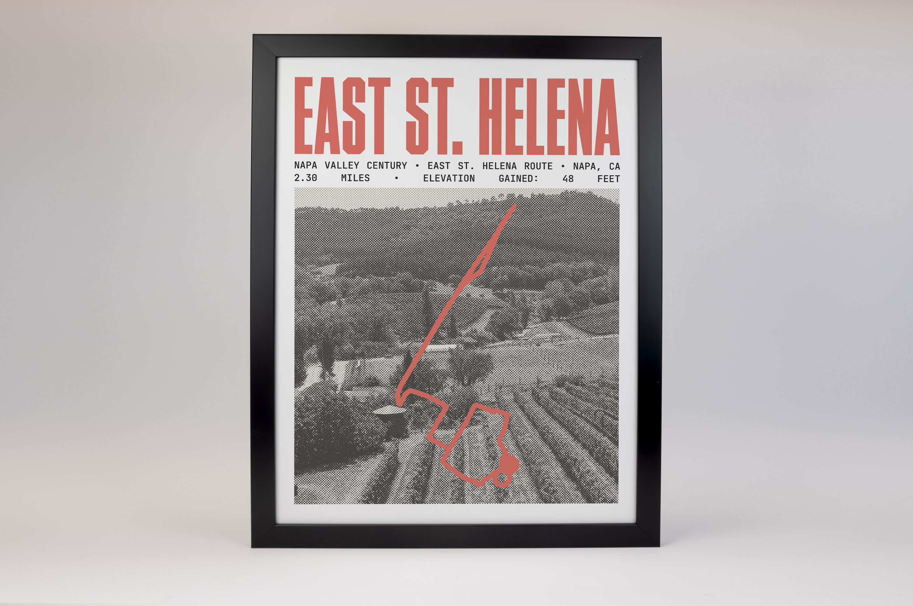 Napa Valley Century - East St. Helena Route Poster