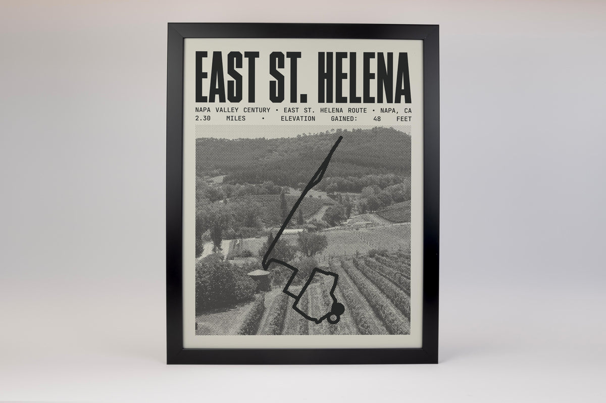 Napa Valley Century - East St. Helena Route Poster
