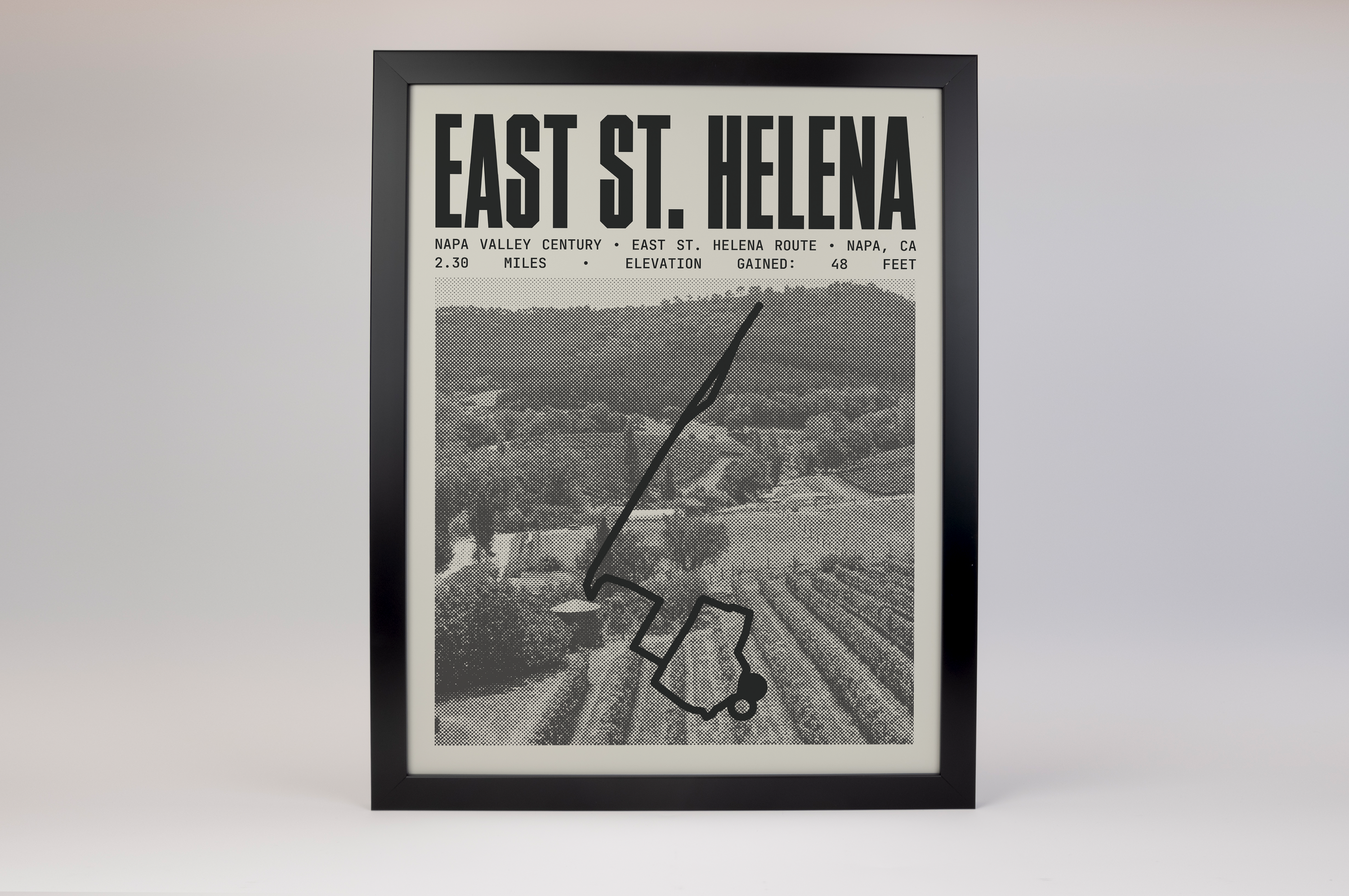 Napa Valley Century - East St. Helena Route Poster