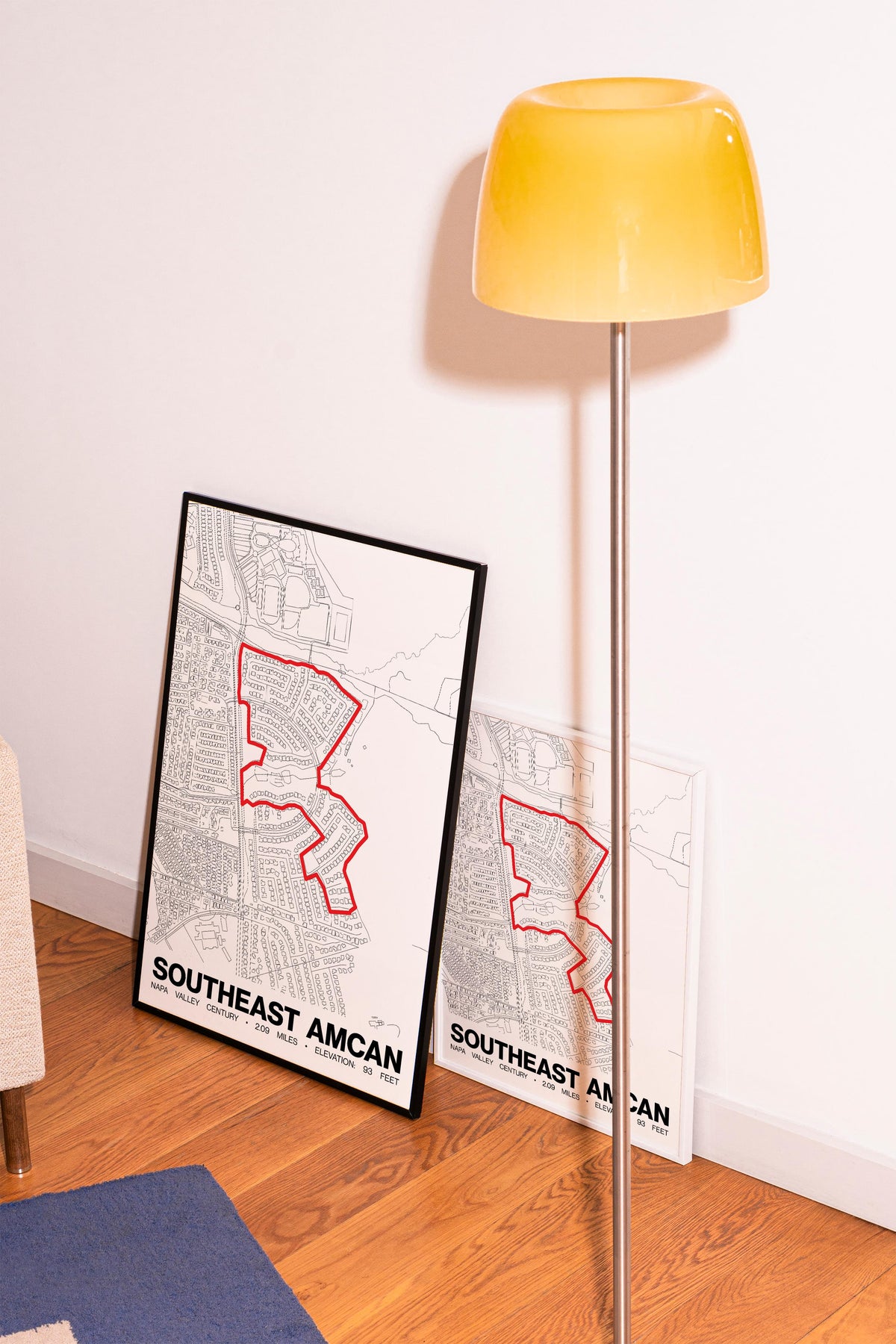 Napa Valley Century Southeast AmCan Poster - Grid Style