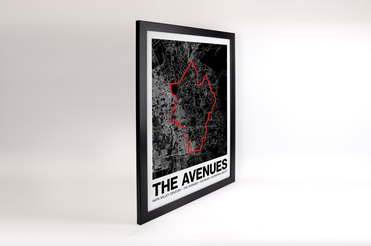 Napa Valley Century The Avenues (Napa) Poster -  Grid Style