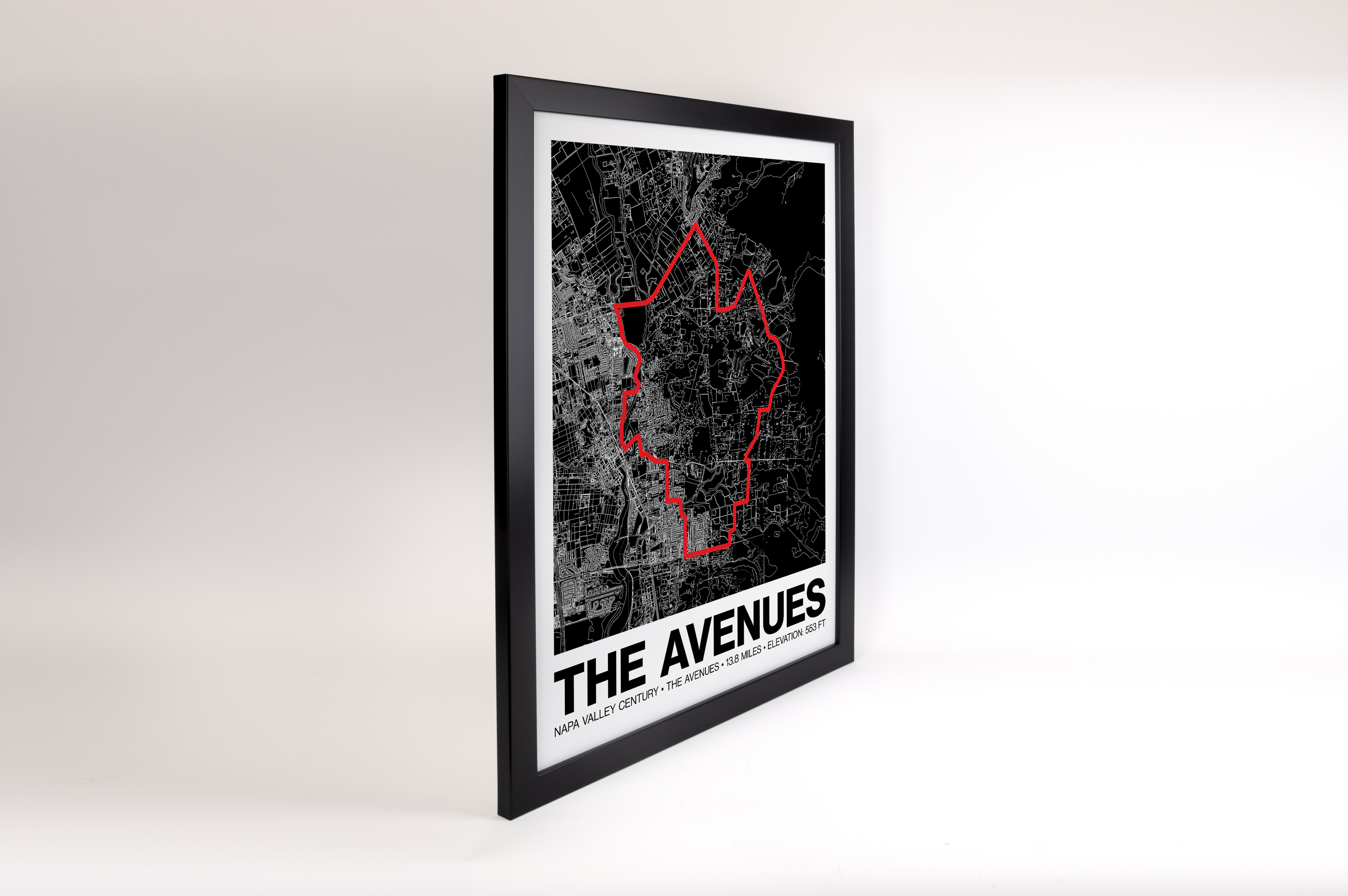 Napa Valley Century The Avenues (Napa) Poster -  Grid Style