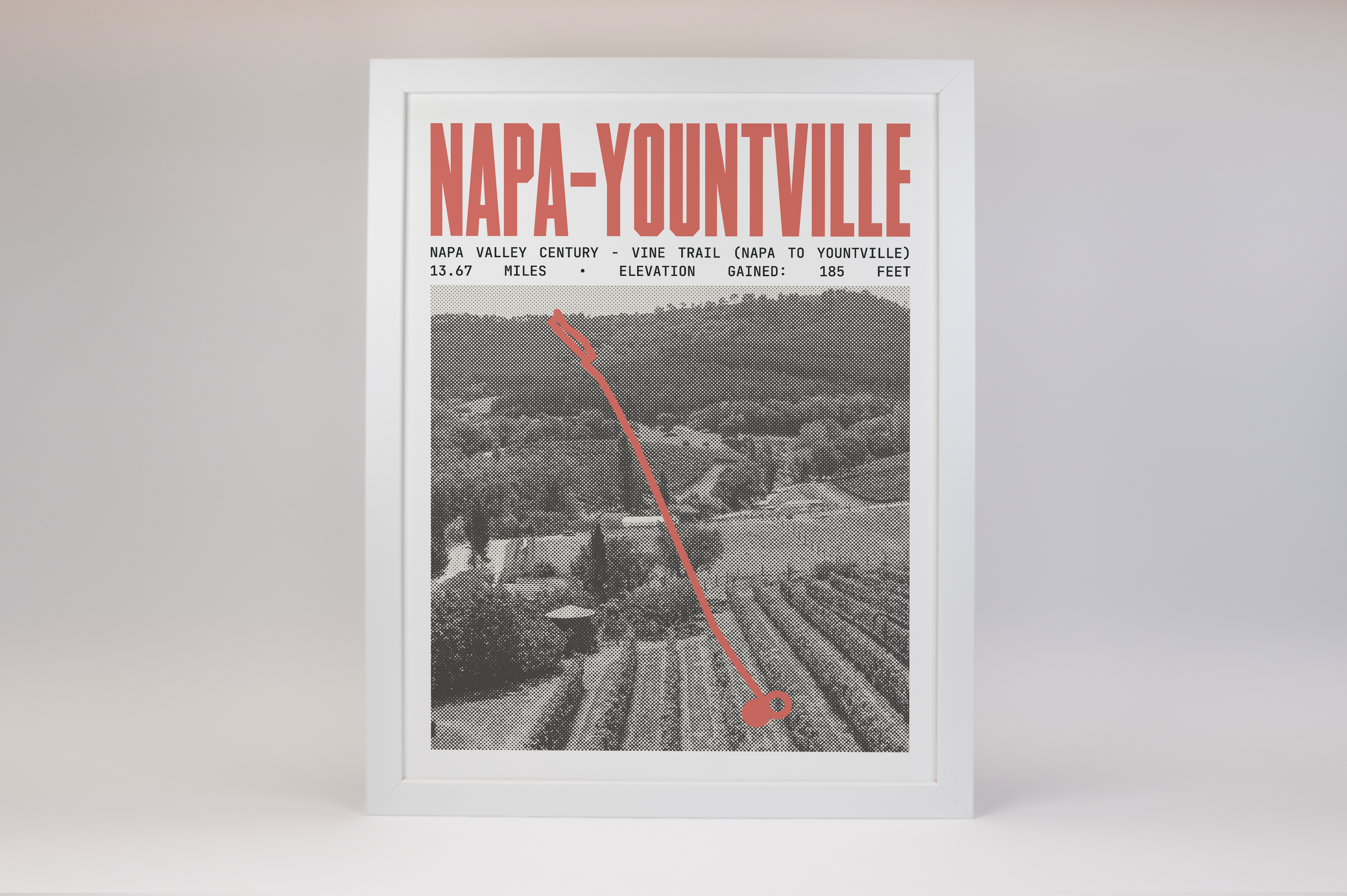 Napa Valley Century - Vine Trail (Napa to Yountville) Poster