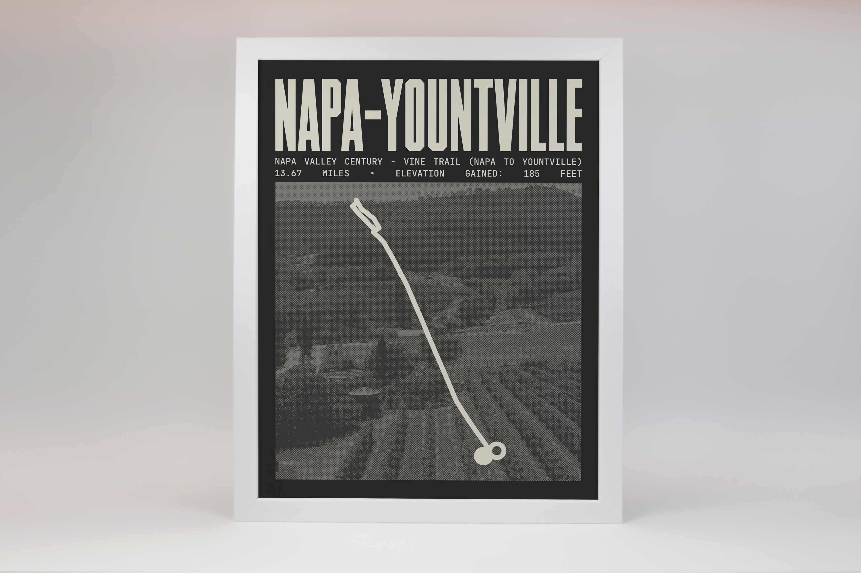 Napa Valley Century - Vine Trail (Napa to Yountville) Poster