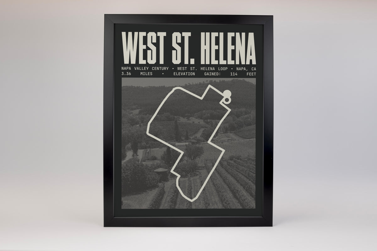 Napa Valley Century - West St. Helena Loop Poster