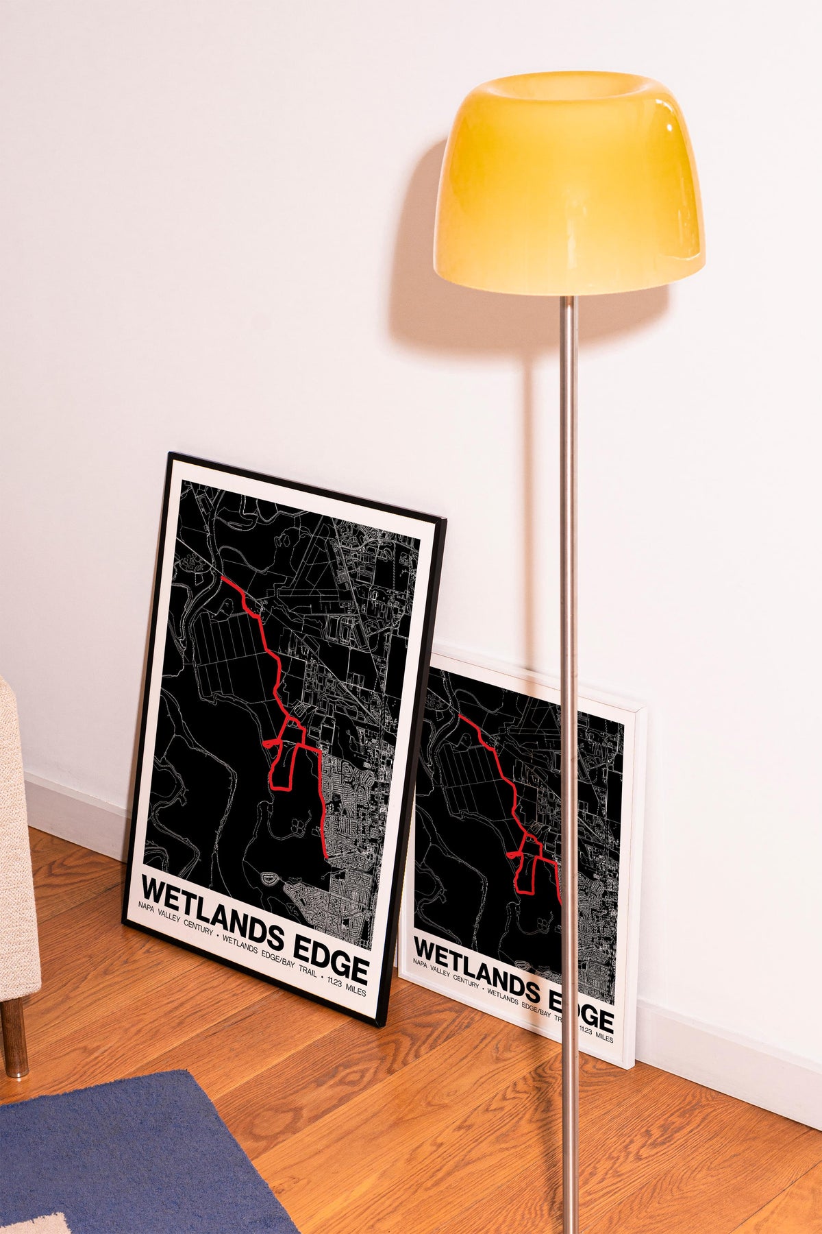 Napa Valley Century Wetlands Edge/Bay Trail Poster - Grid Style
