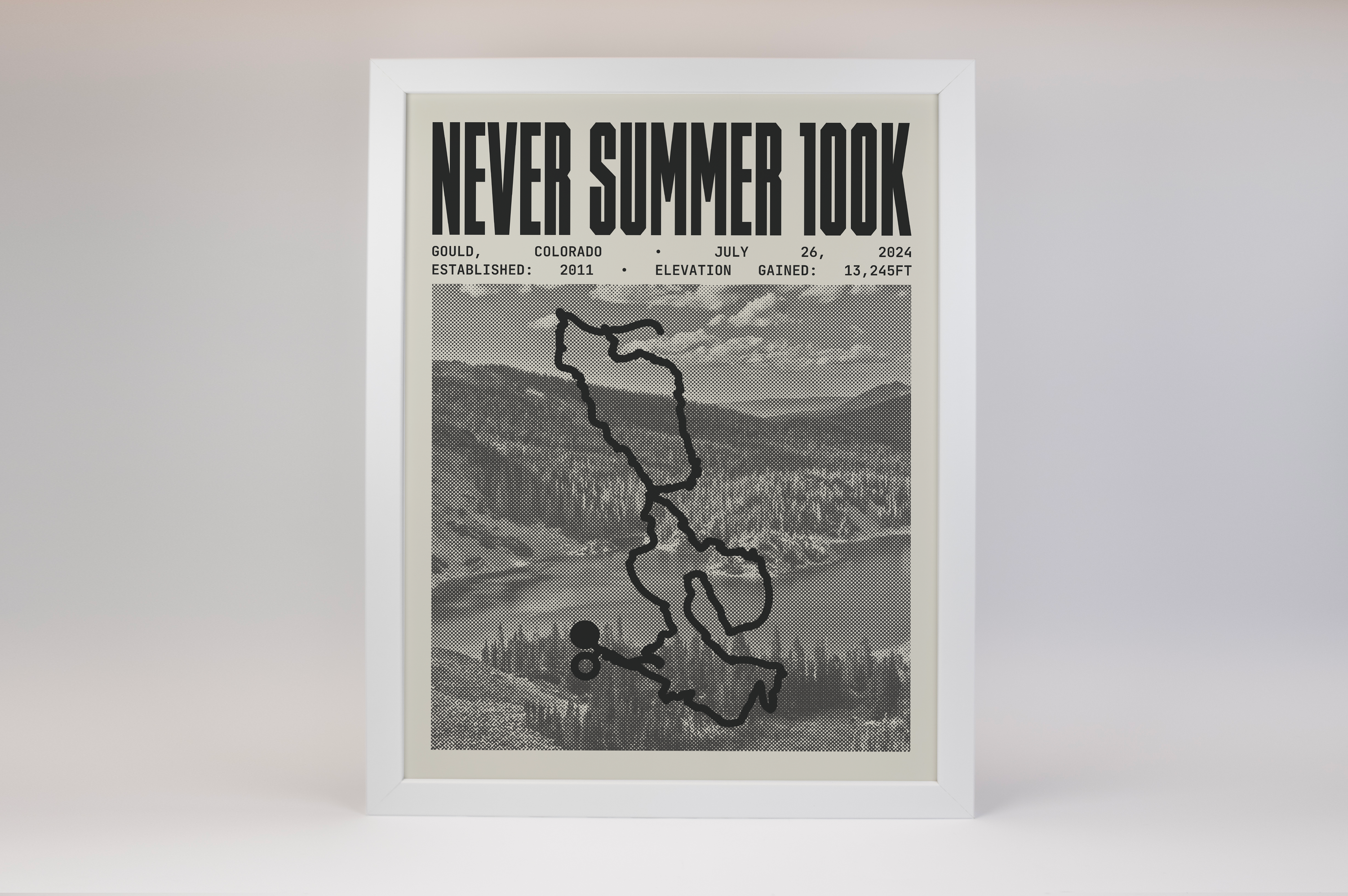 Never Summer 100 Endurance Run Poster