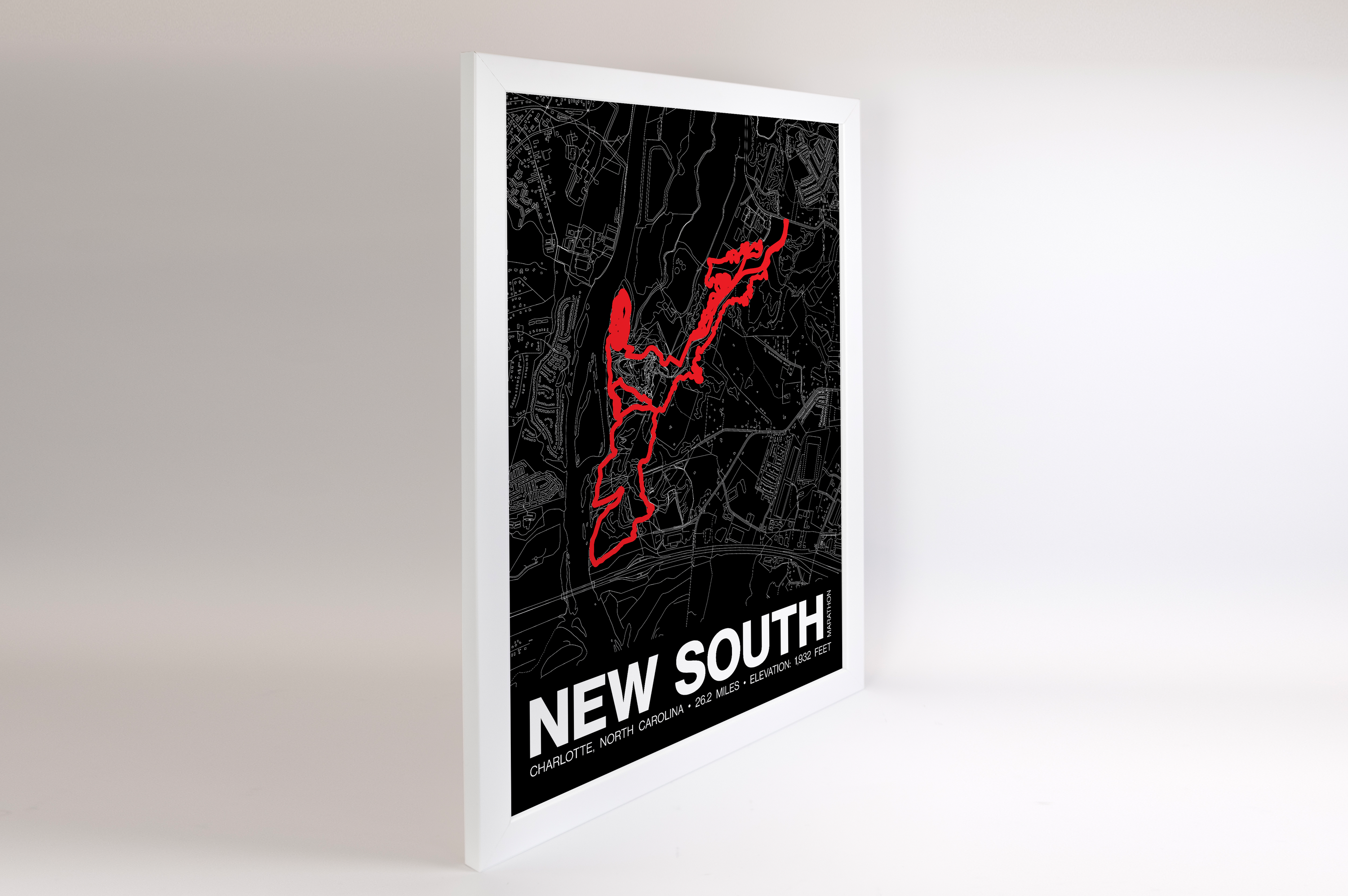 New South Marathon Poster - Grid Style