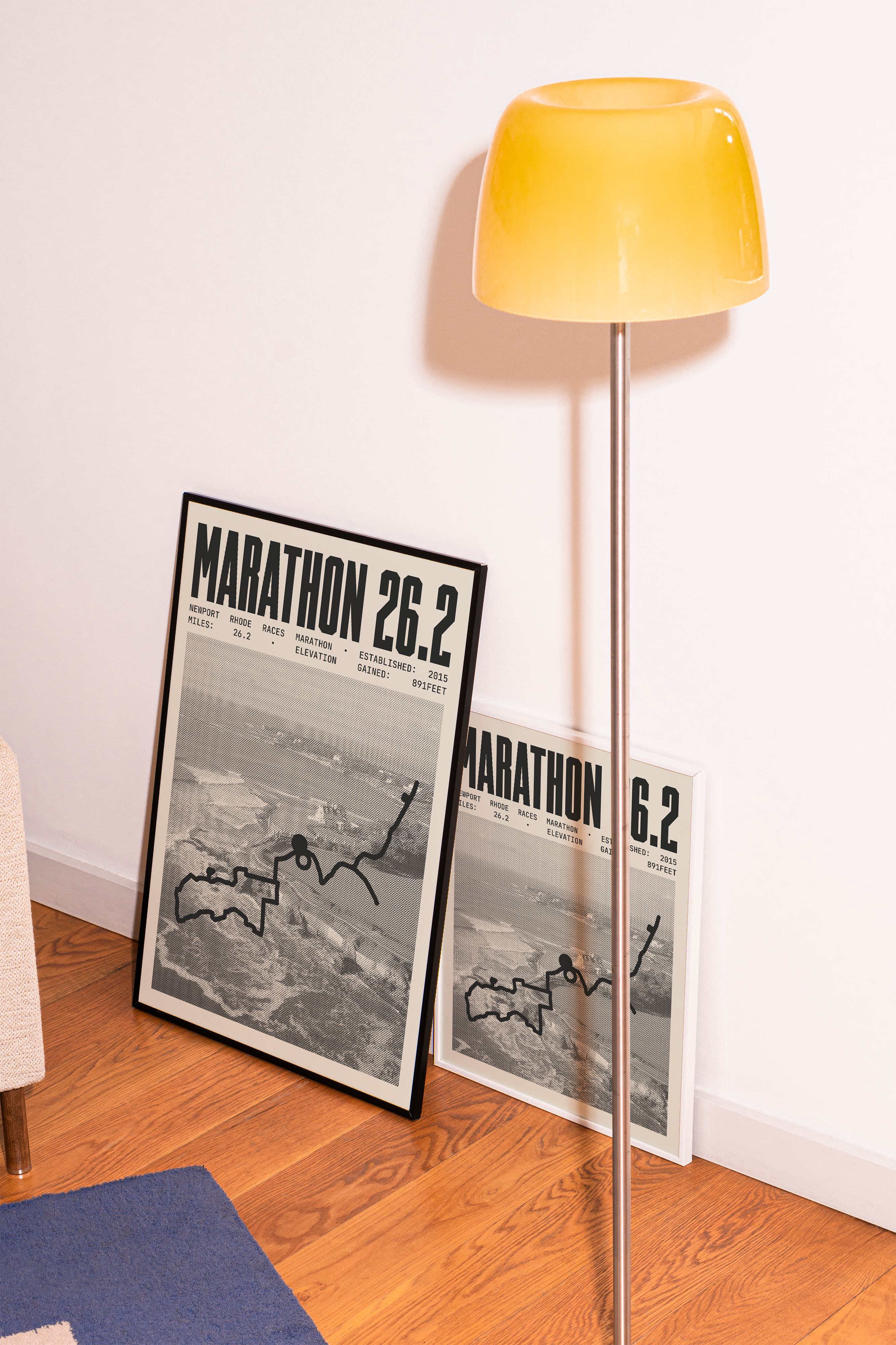 Newport Rhode Races Marathon Poster